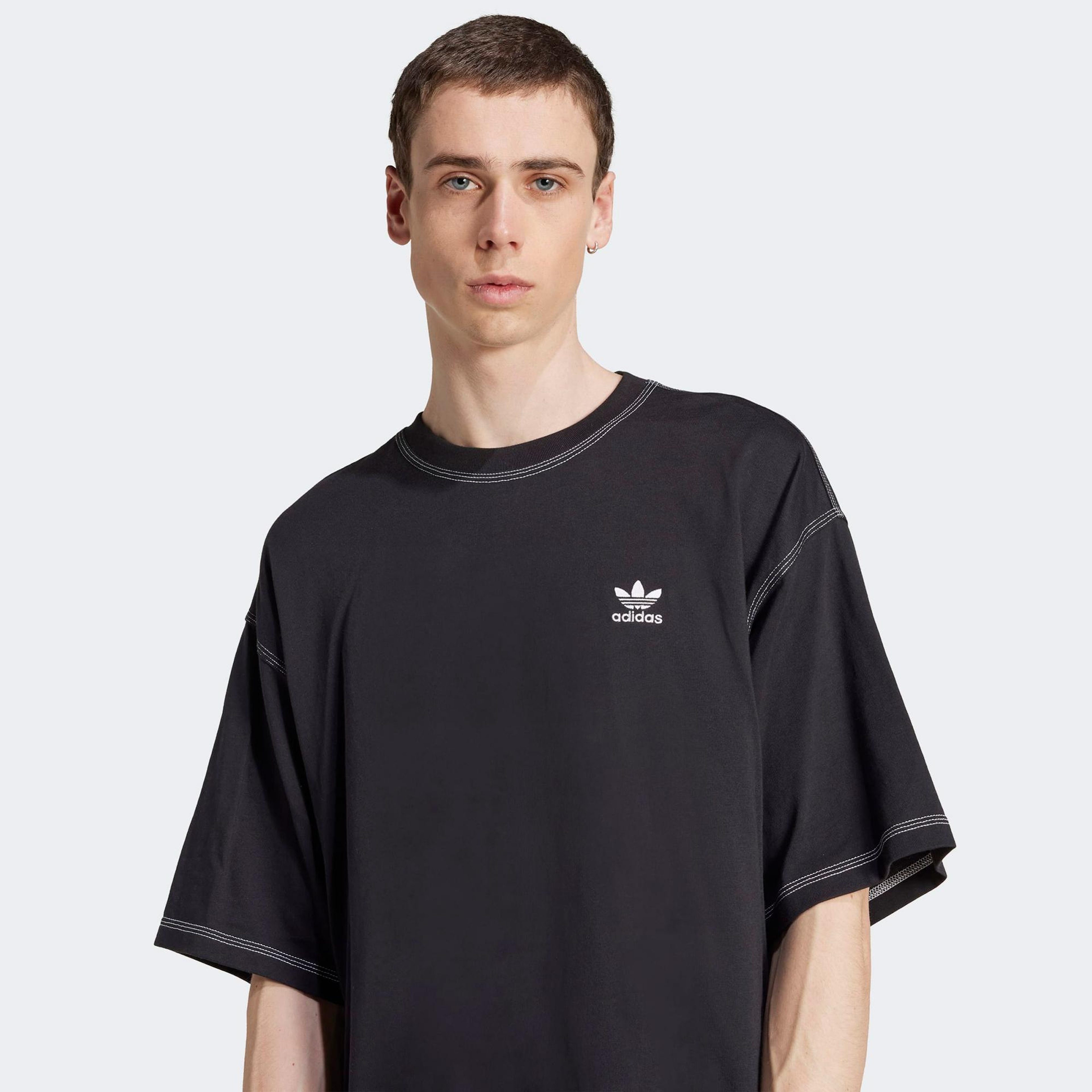 adidas Essentials Erkek Siyah T-Shirt