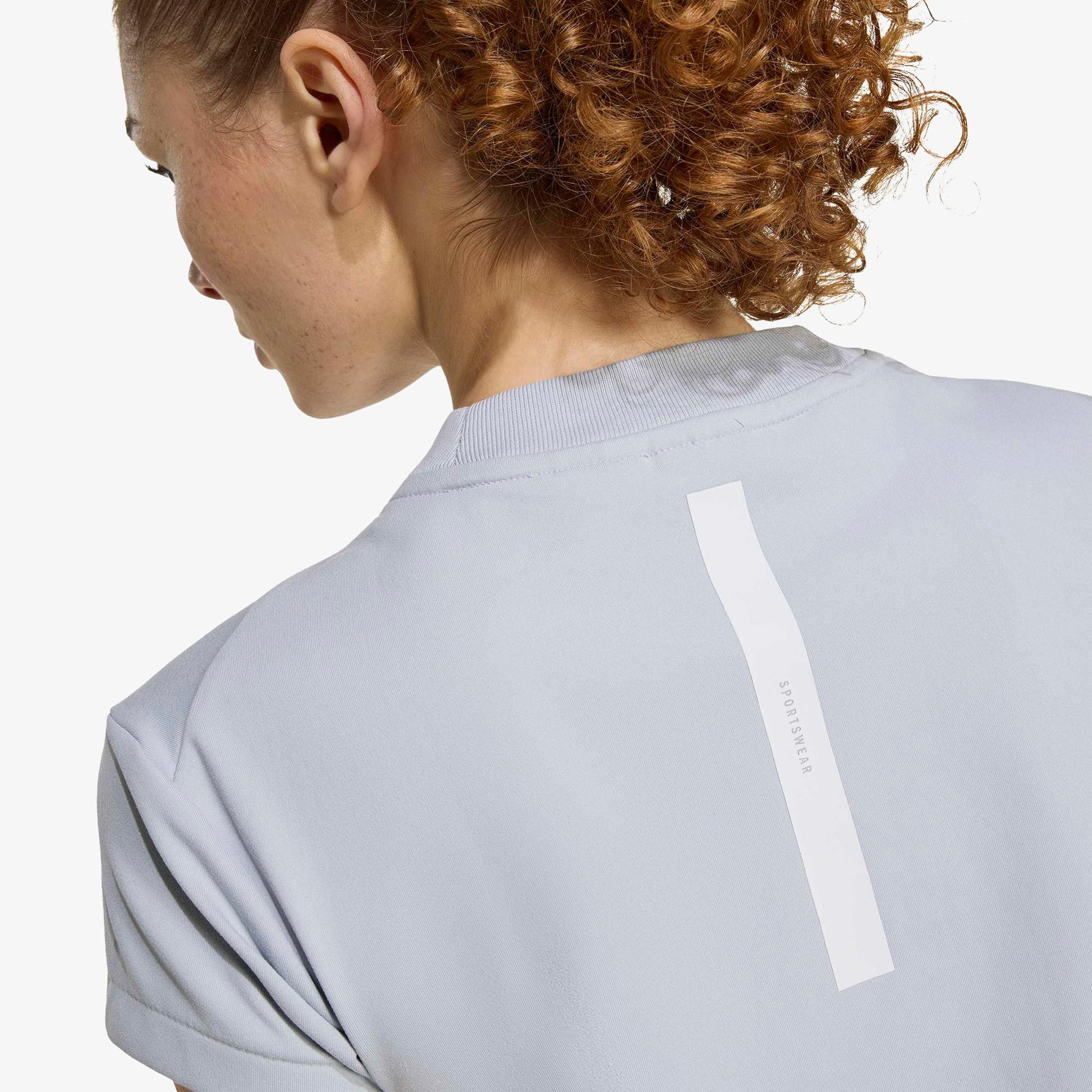 adidas Z.N.E Kadın Gri T-Shirt