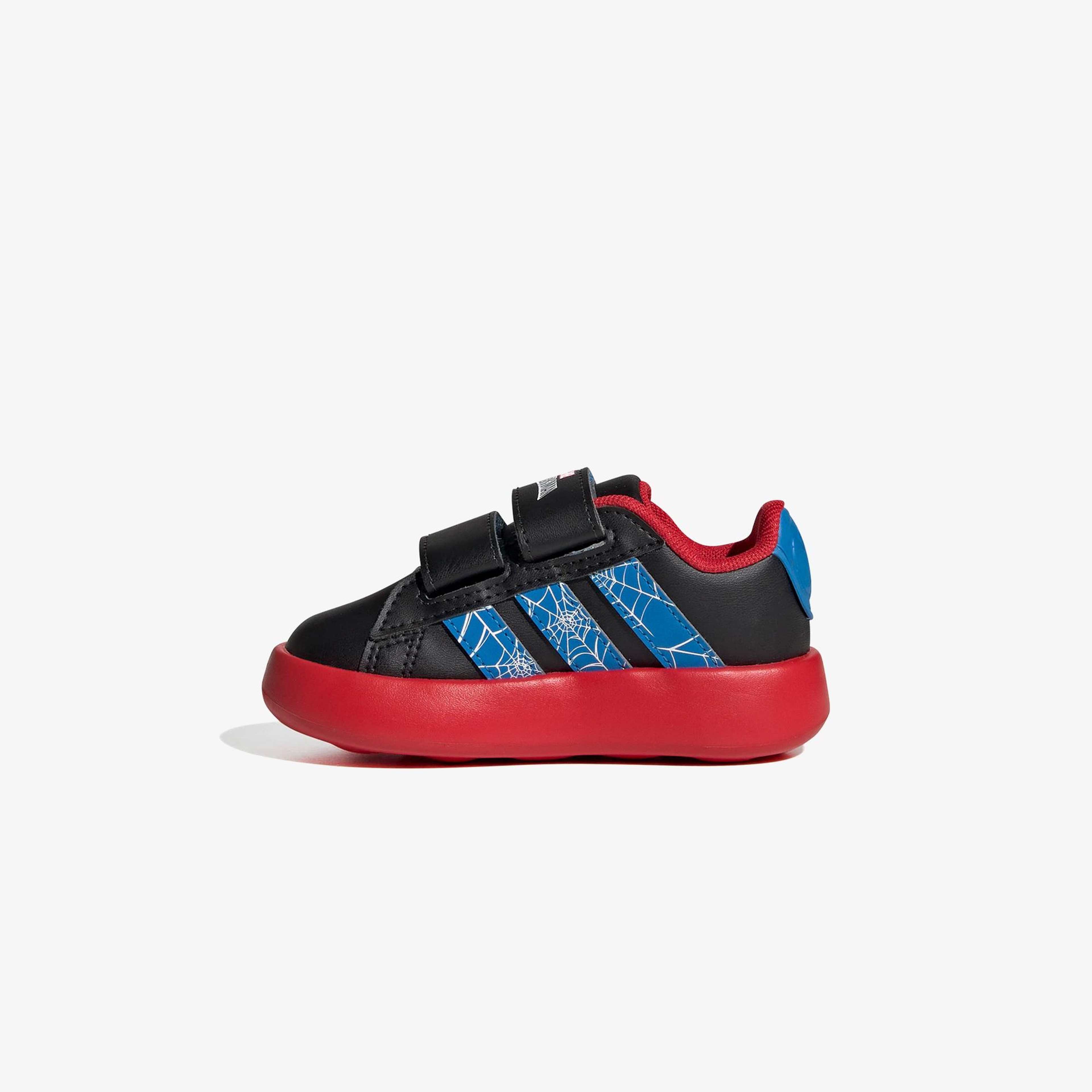 adidas Grand Court Spider-Man Çocuk Siyah Sneaker