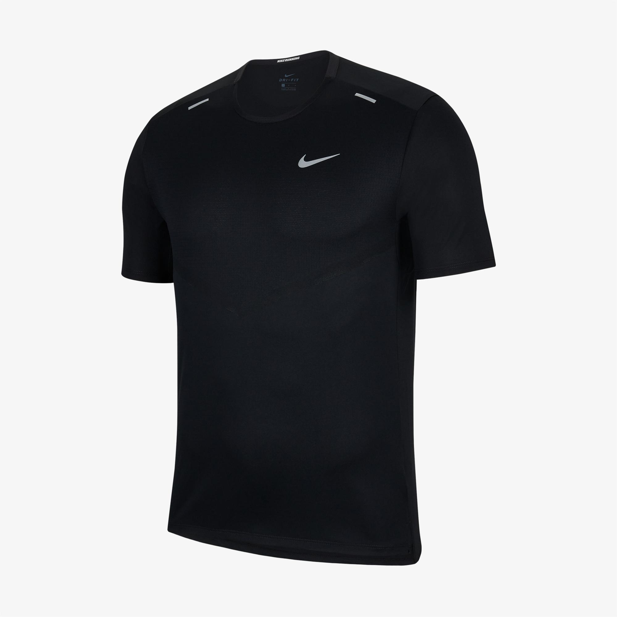 Nike Dri-Fit Rise 365 Erkek Siyah T-Shirt