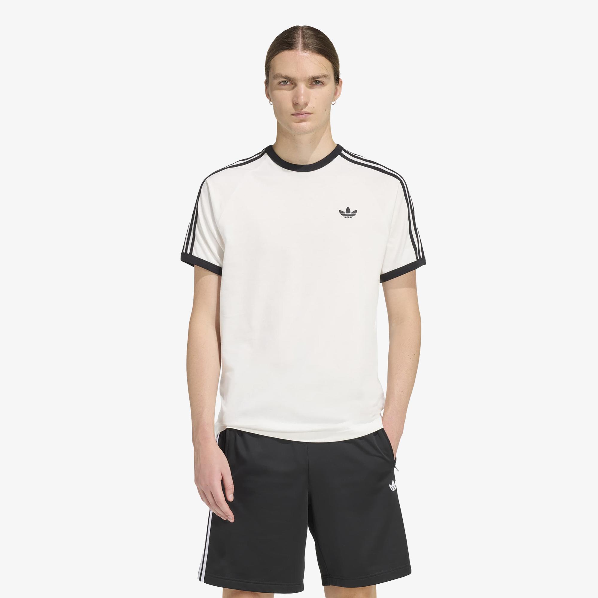 adidas 3-Stripes Erkek Beyaz T-Shirt