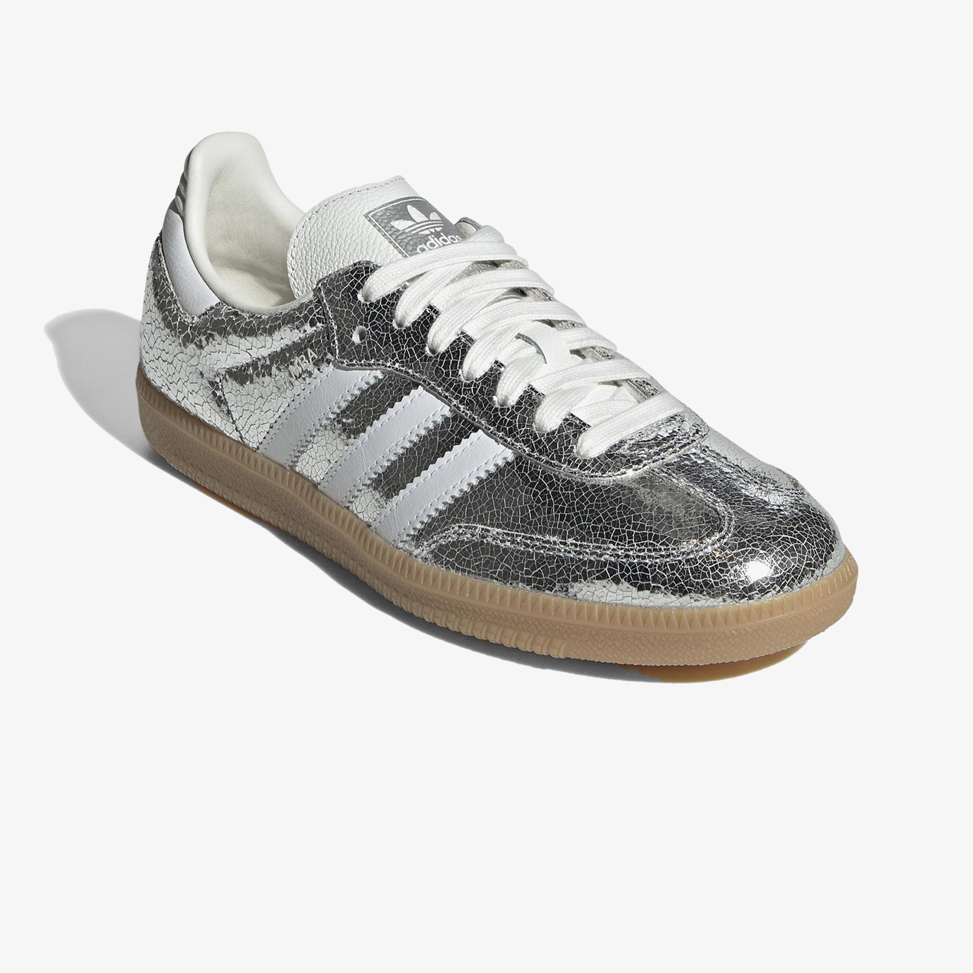 adidas Samba OG Kadın Gümüş Sneaker