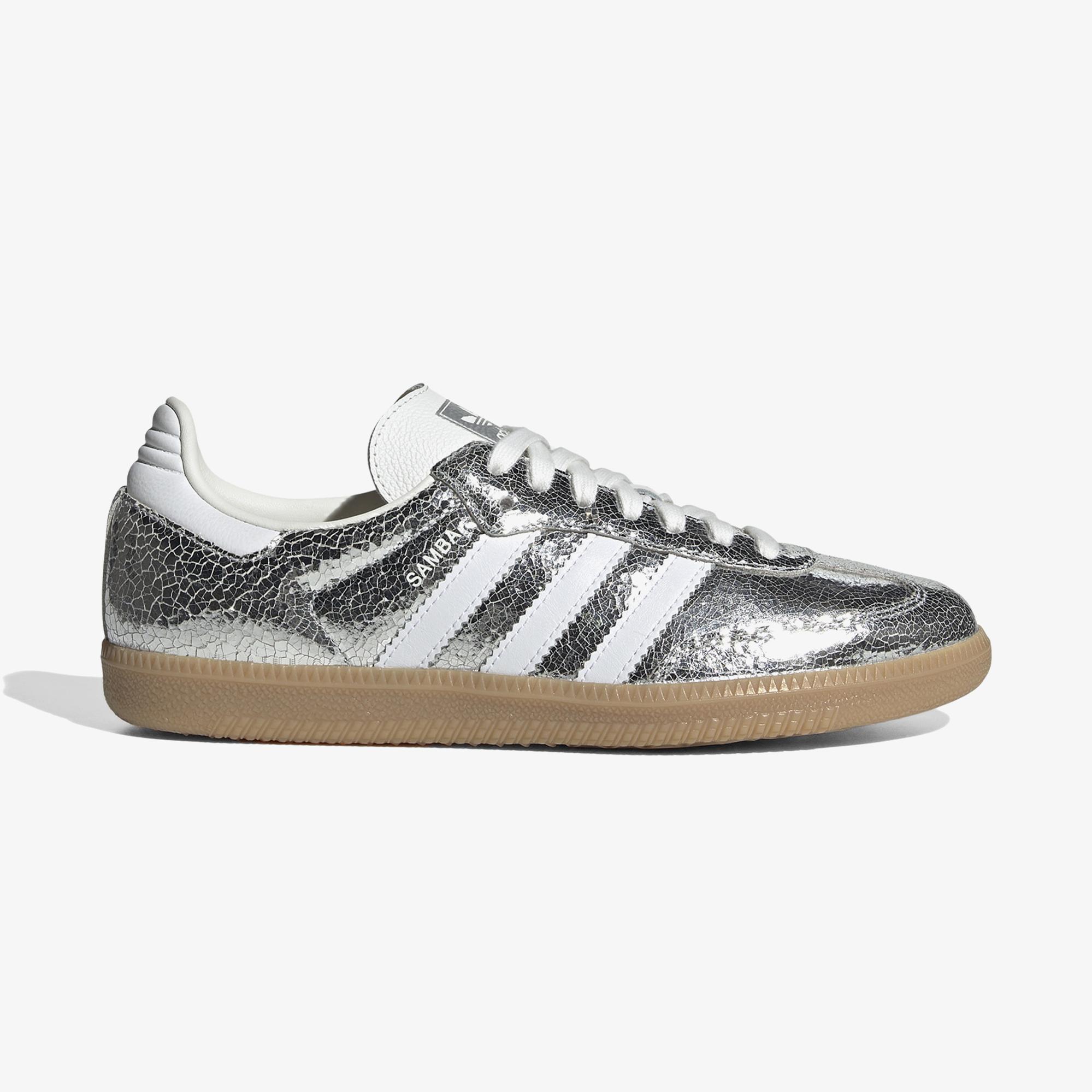 adidas Samba OG Kadın Gümüş Sneaker