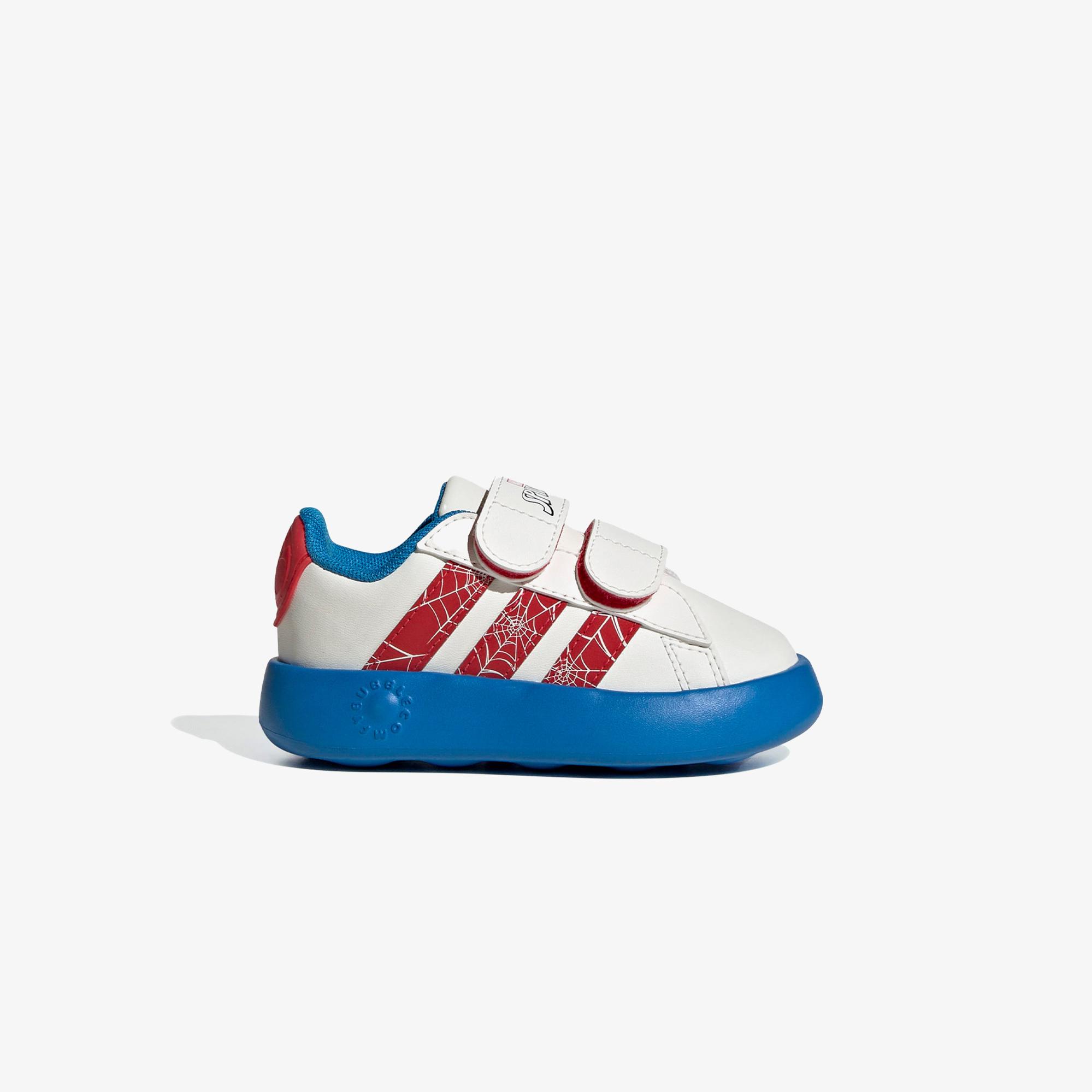 adidas Grand Court Spider-Man Çocuk Beyaz Sneaker