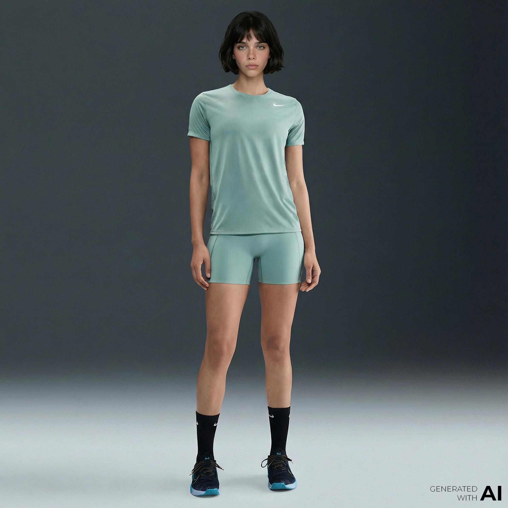 Nike Dri-Fit Kadın Yeşil T-Shirt