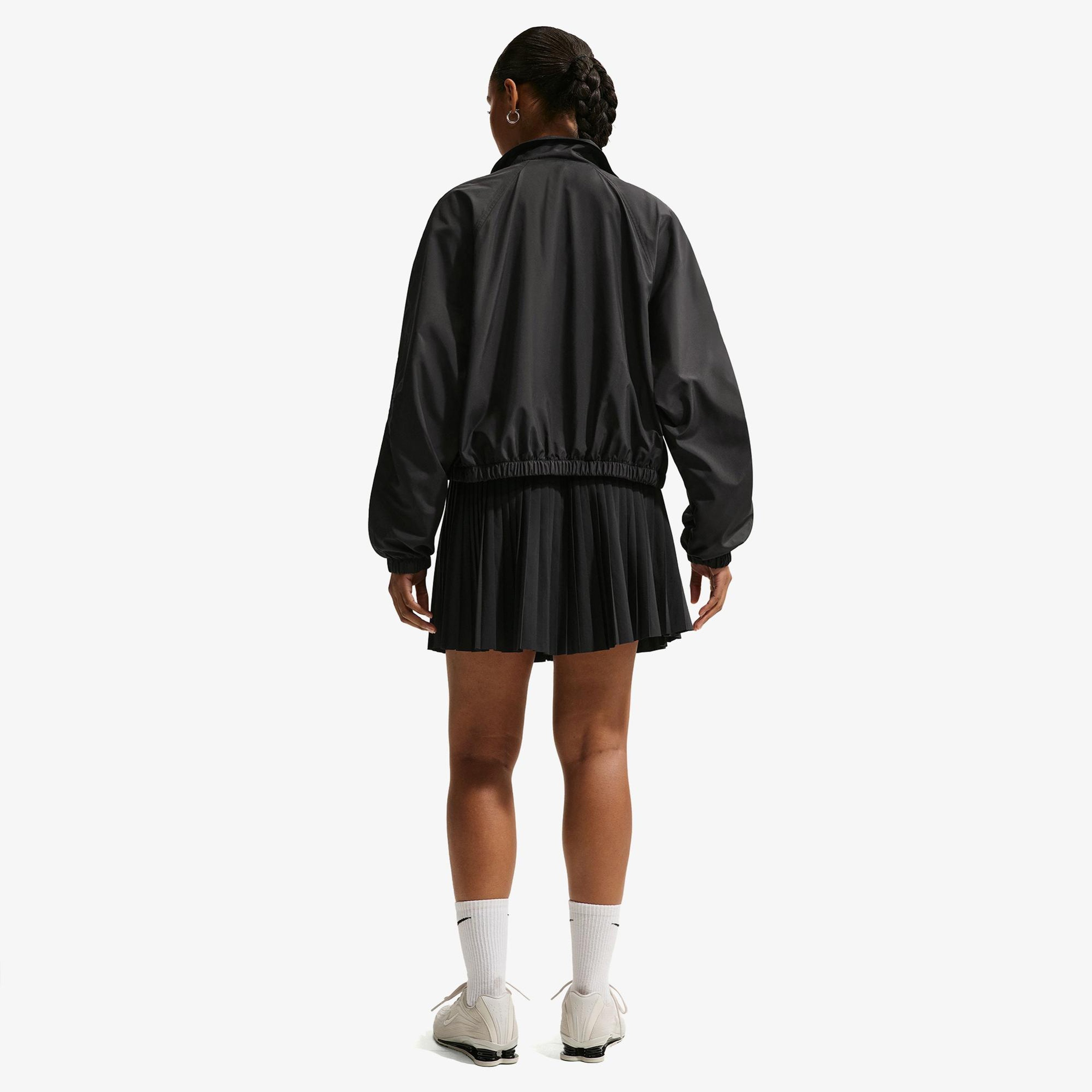 Nike Sportswear Classic Track Kadın Siyah Ceket