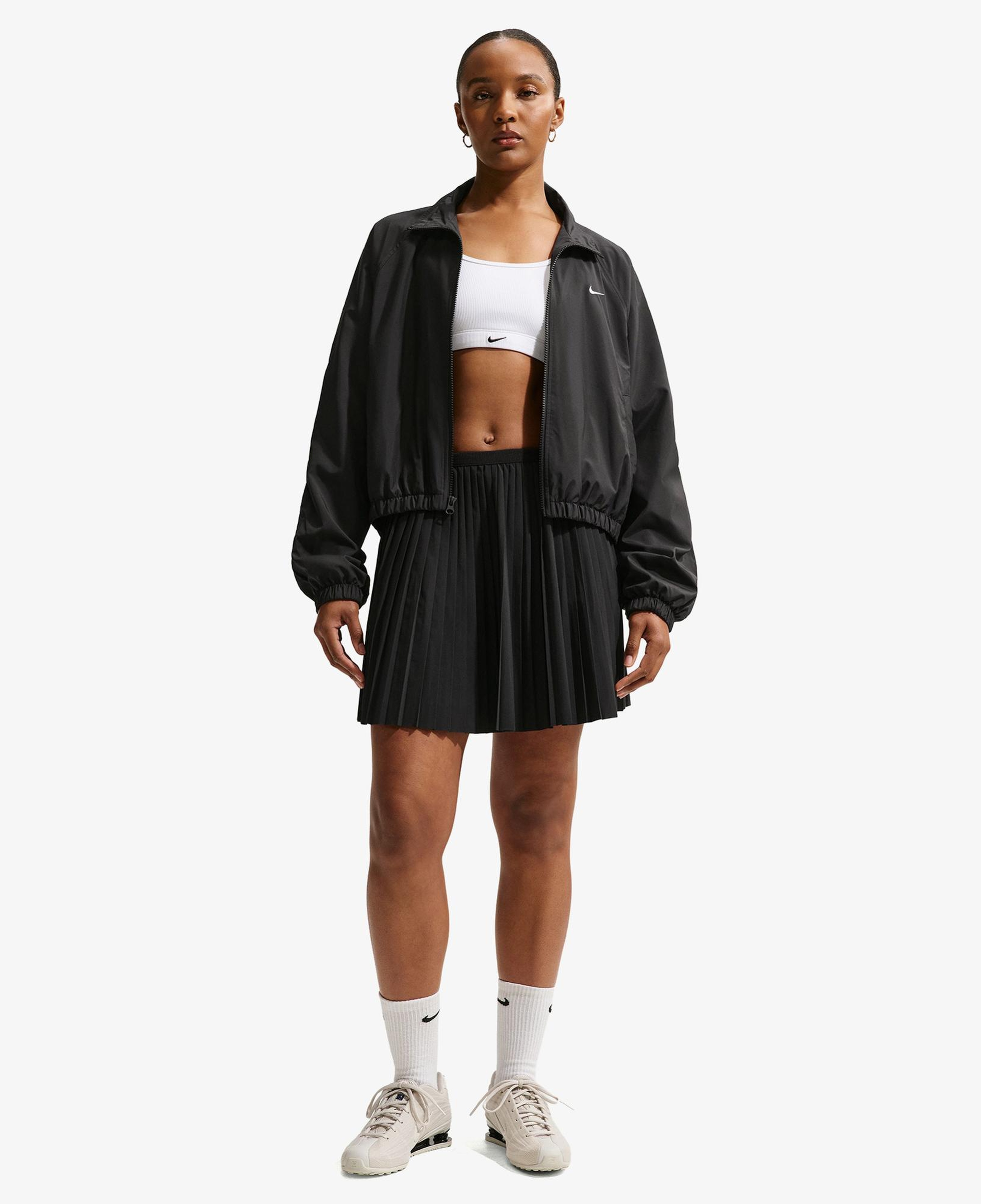 Nike Sportswear Classic Track Kadın Siyah Ceket