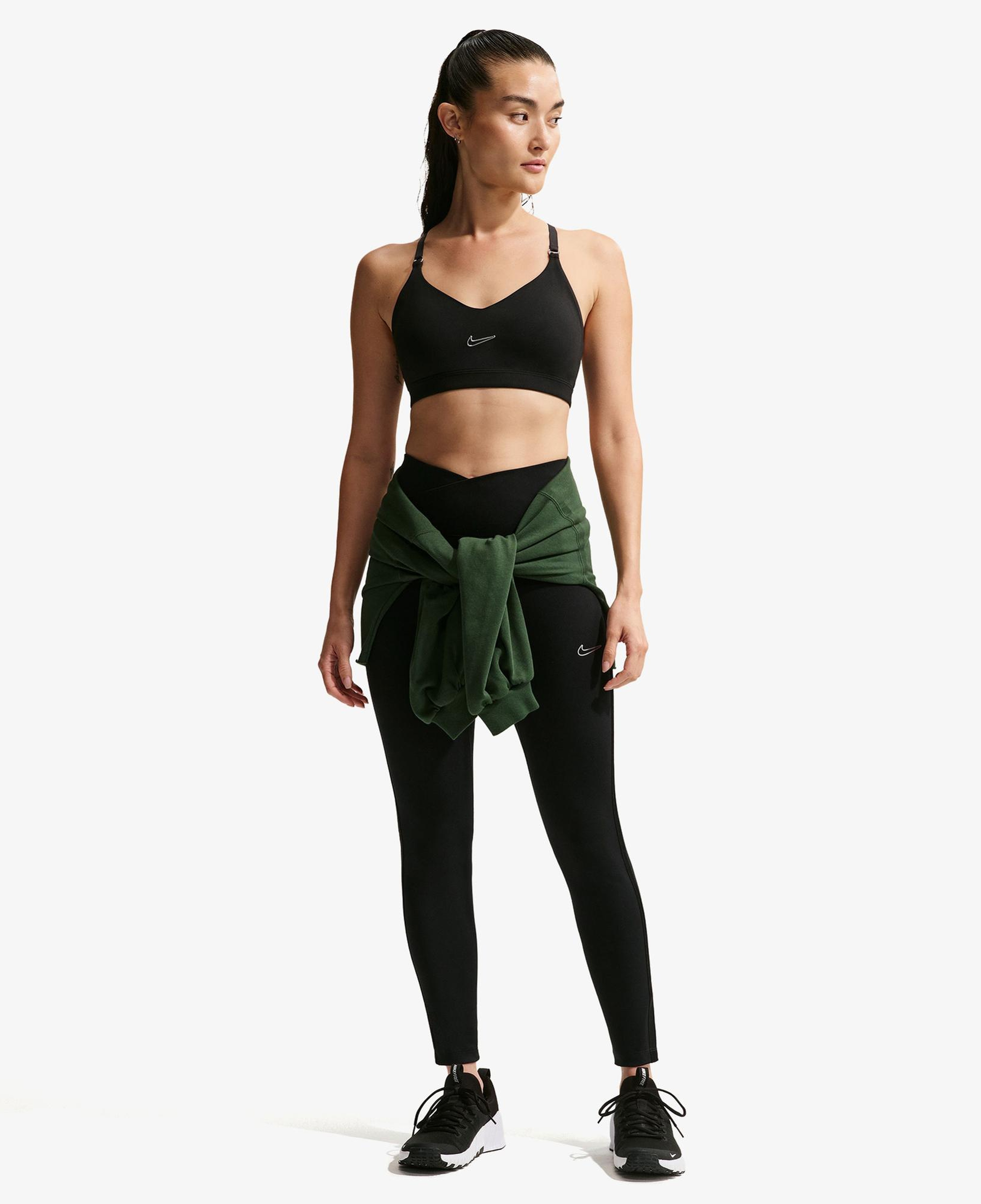 Nike Dri-Fit One Yüksek Belli Kadın Siyah Tayt