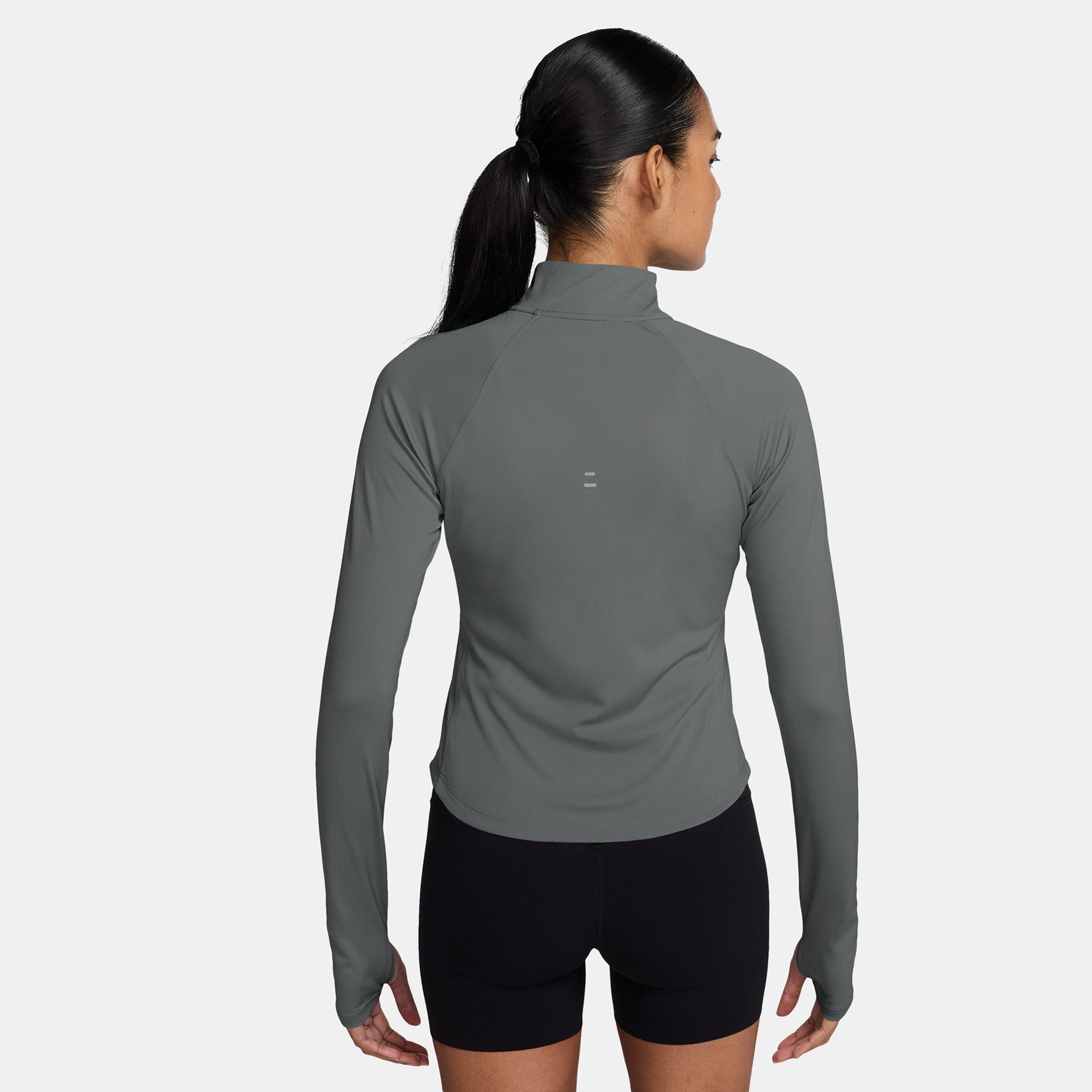 Nike Tempo Dri-Fit Kadın Gri Sweatshirt