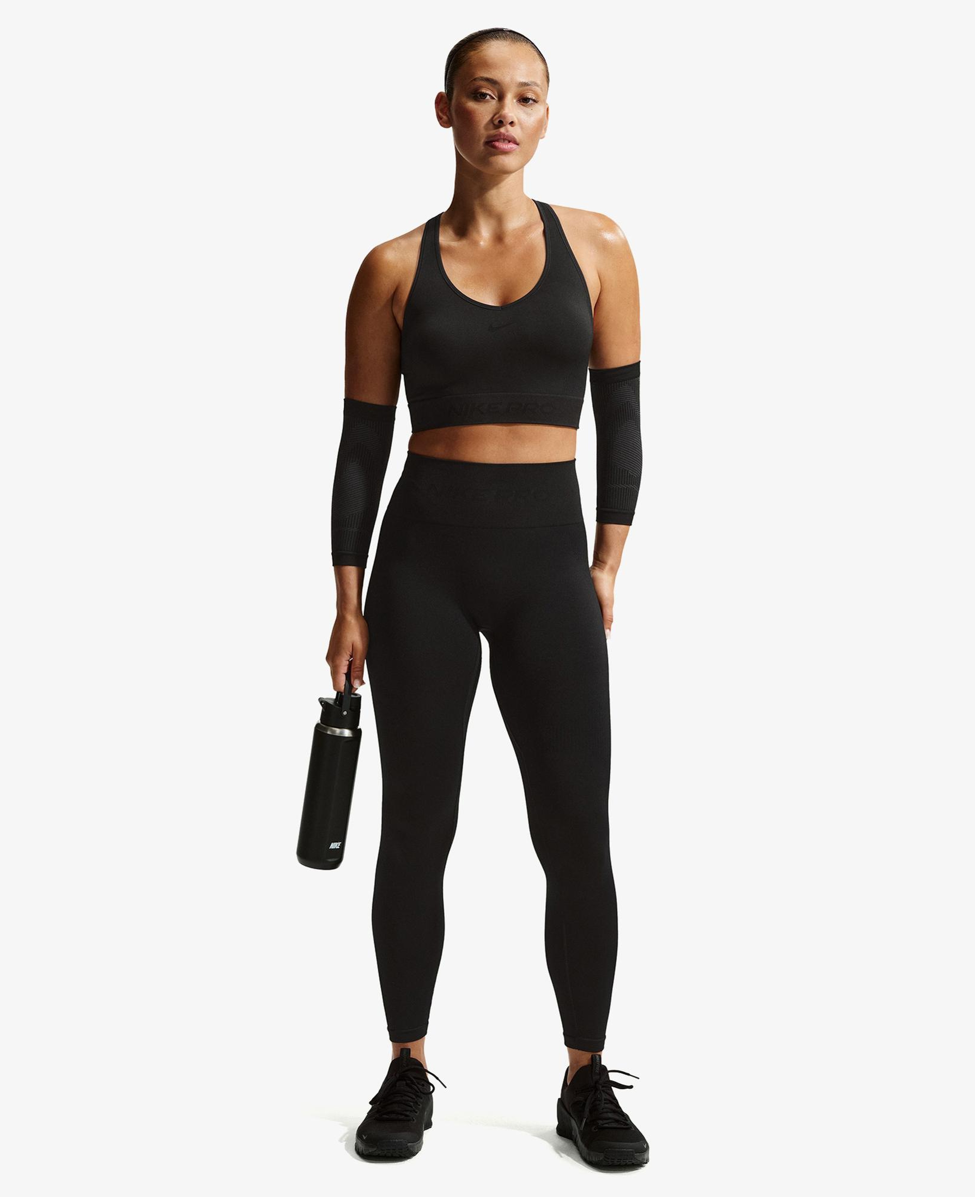 Nike Pro Dri-Fit Seamless Yüksek Belli Kadın Siyah Tayt