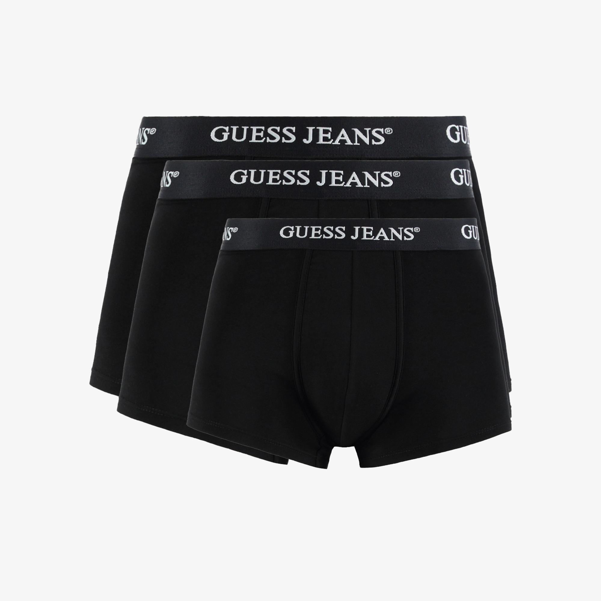 Guess Erkek Siyah 3'lü Boxer