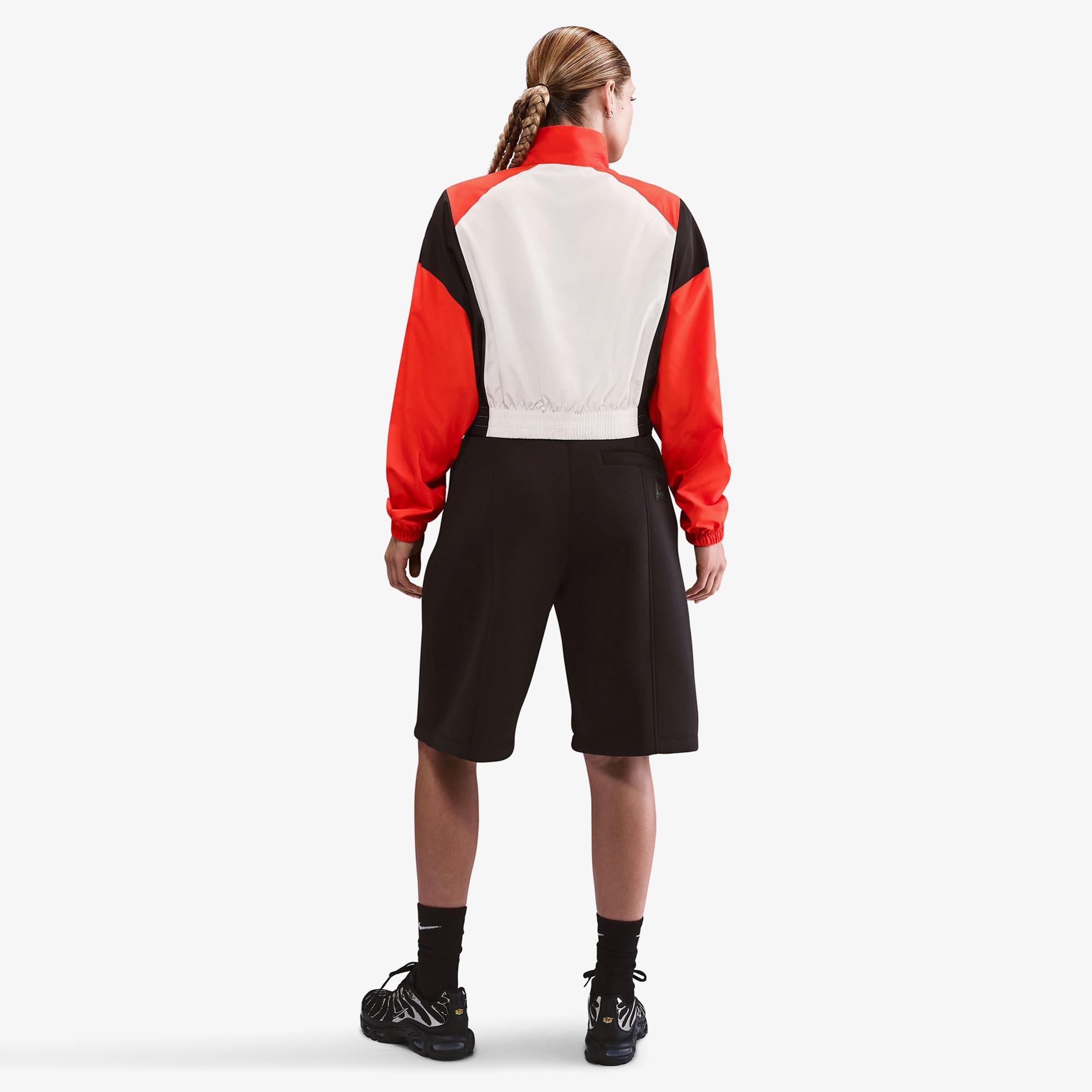 Nike Sportswear Classics Woven Remix Kadın Renkli Sweatshirt