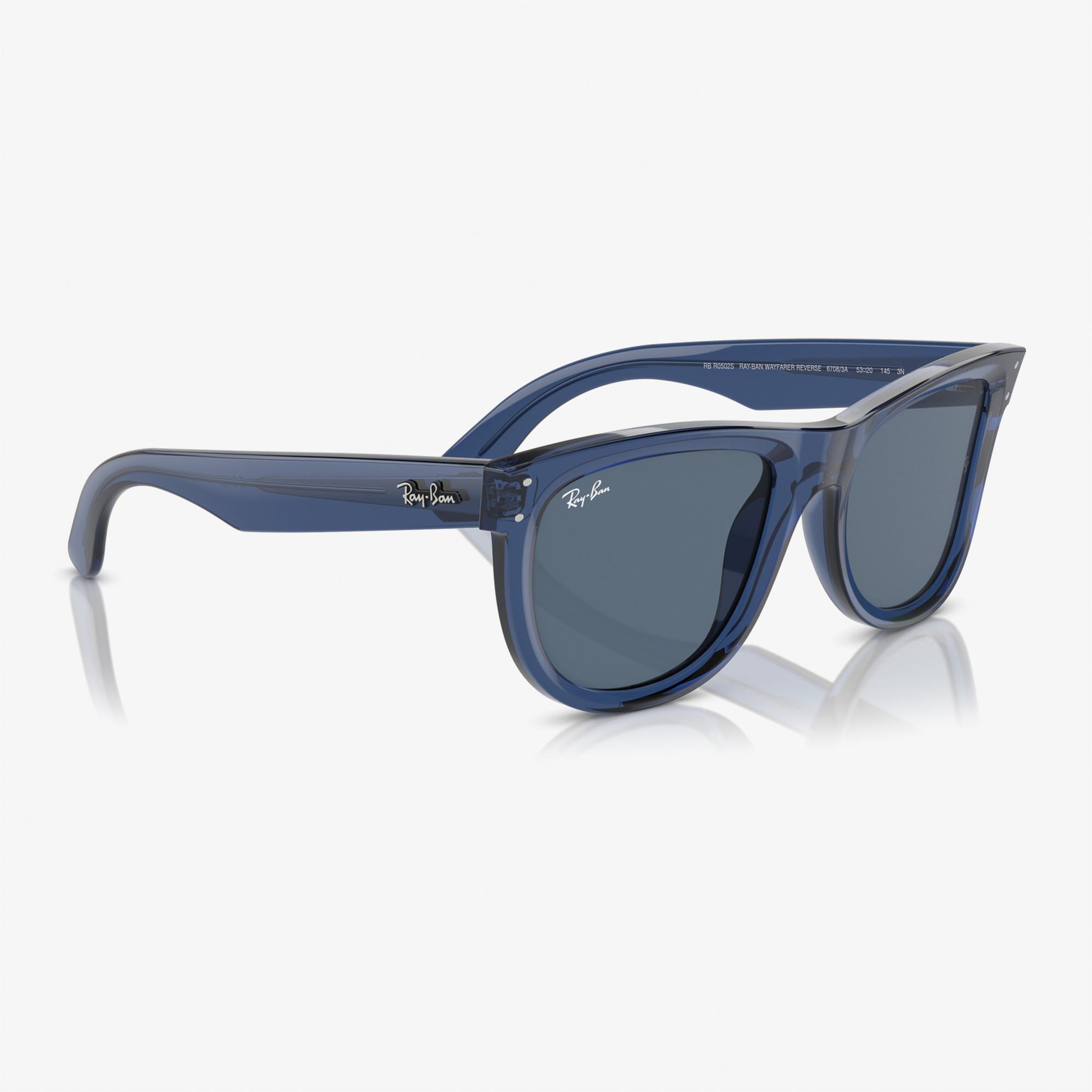 RAY-BAN 0RBR0502S Injected Wyfarer Unisex Mavi Güneş Gözlüğü