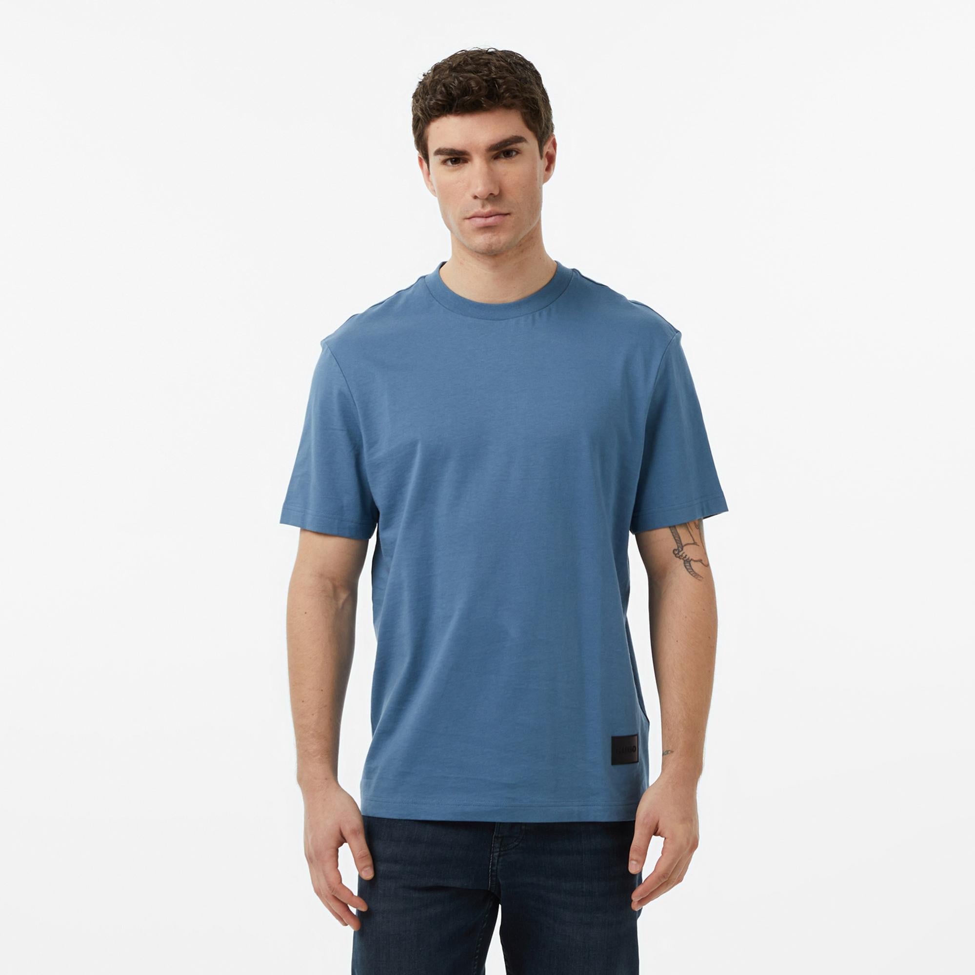 Hugo Danoto Erkek Mavi T-Shirt