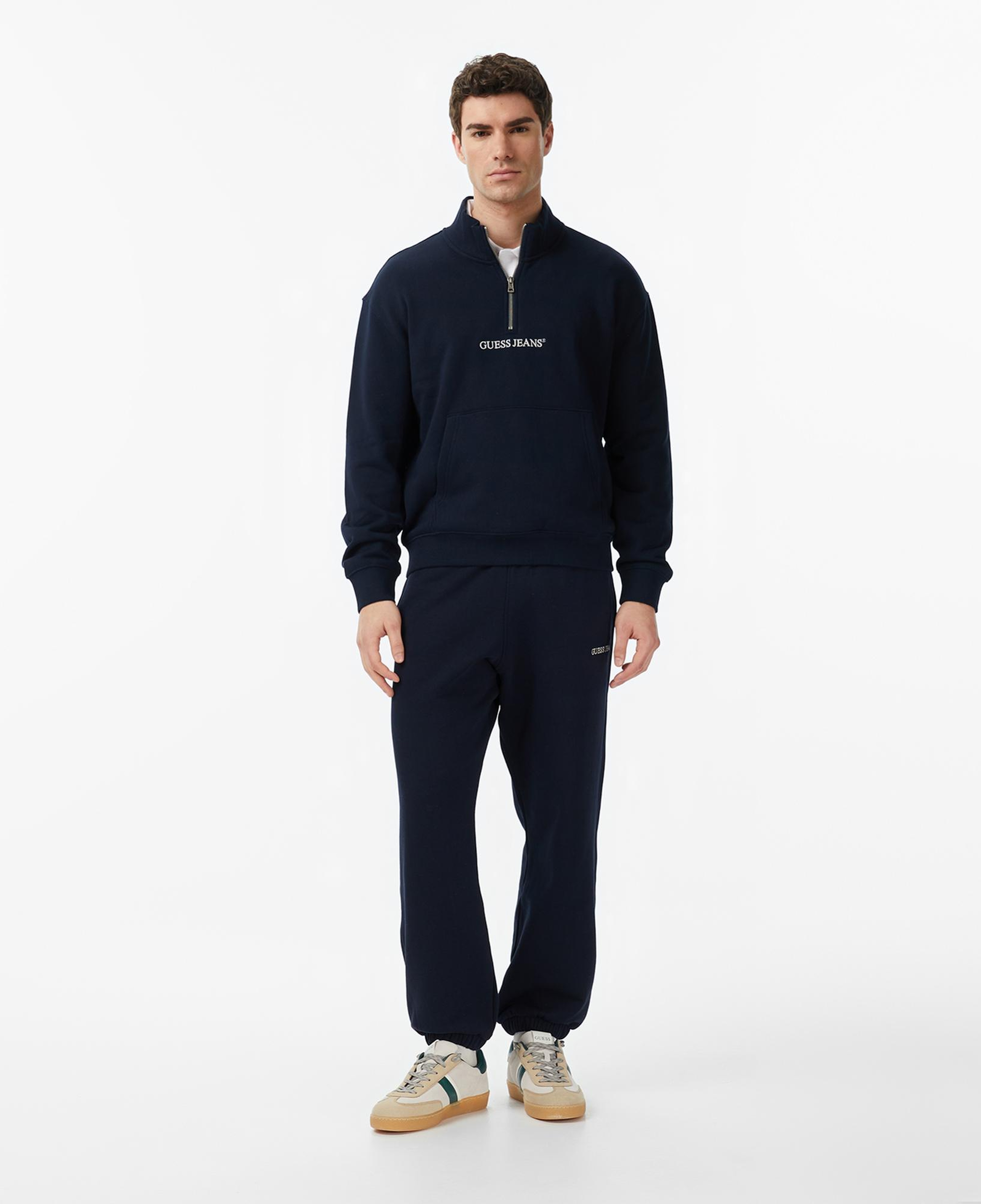 Guess Jeans Iconic Erkek Lacivert Sweatshirt