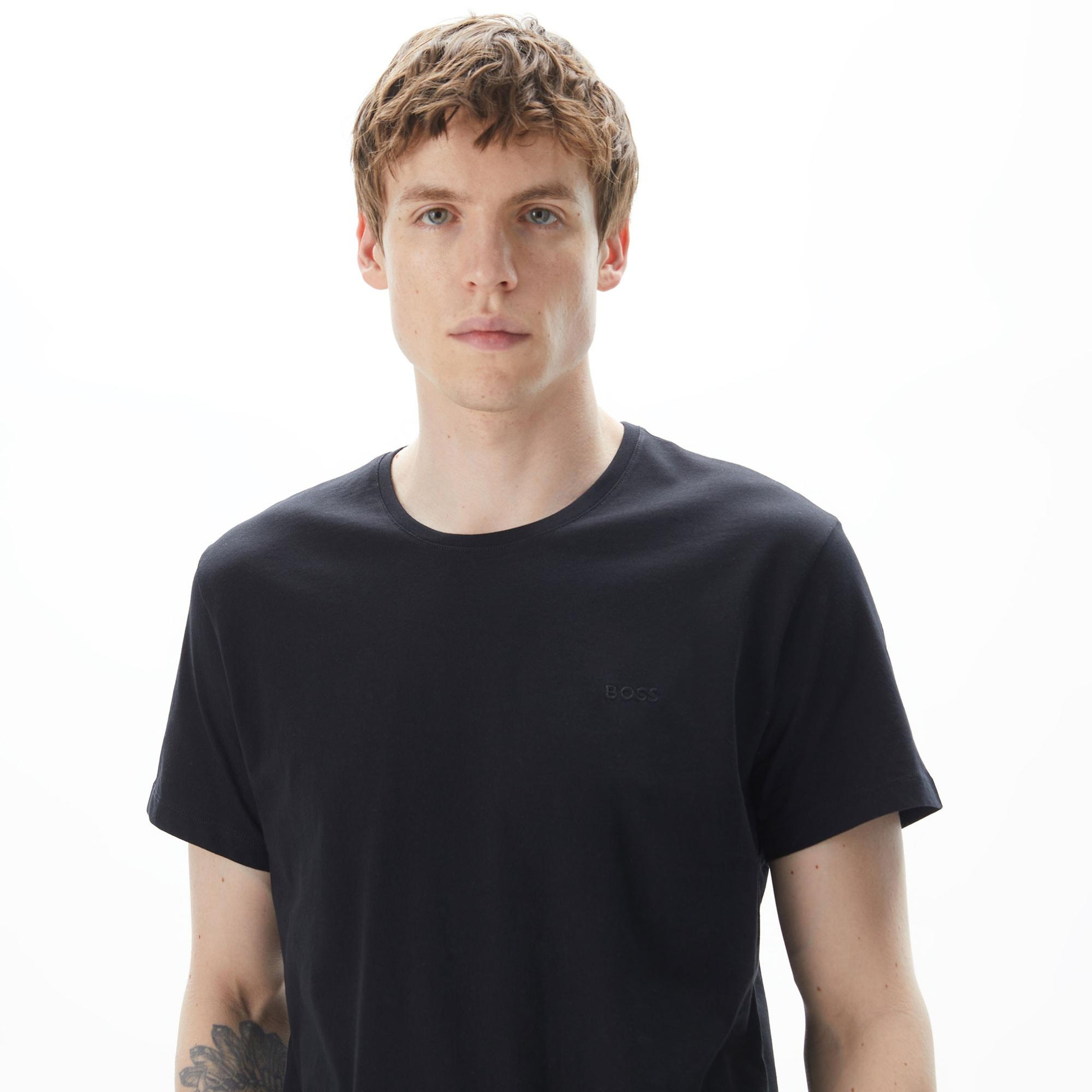 Boss Comfort 2' li Erkek Siyah T-Shirt