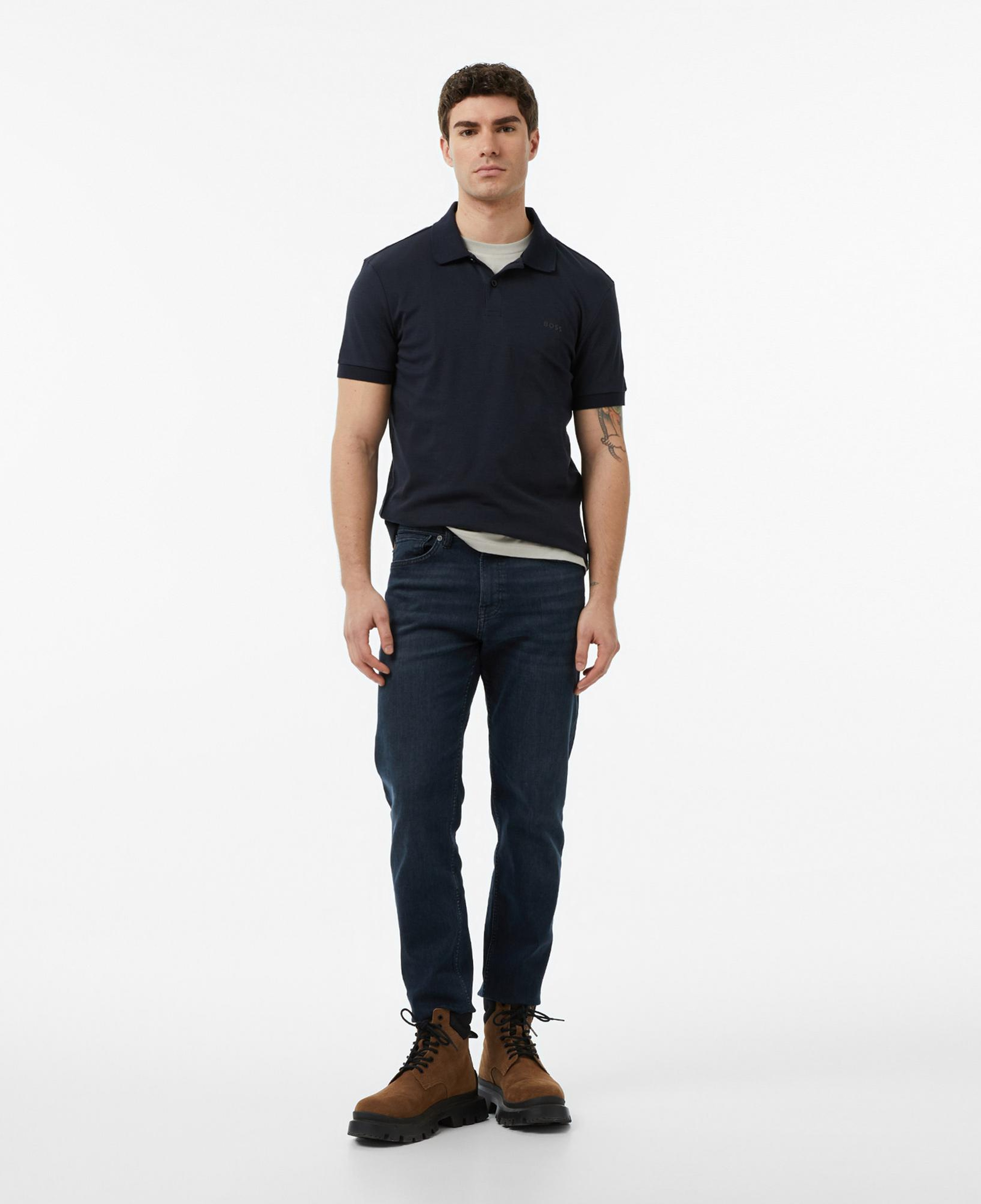 Boss Pio 2 Erkek Lacivert Polo