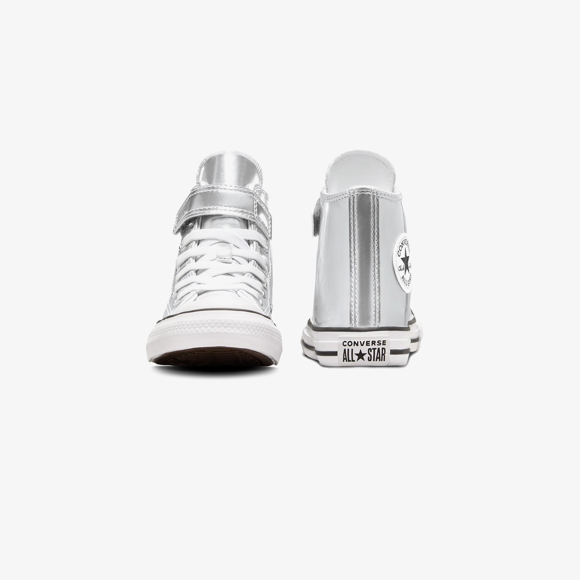 Converse Chuck Taylor All Star 1V Metallic Çocuk Gri Sneaker