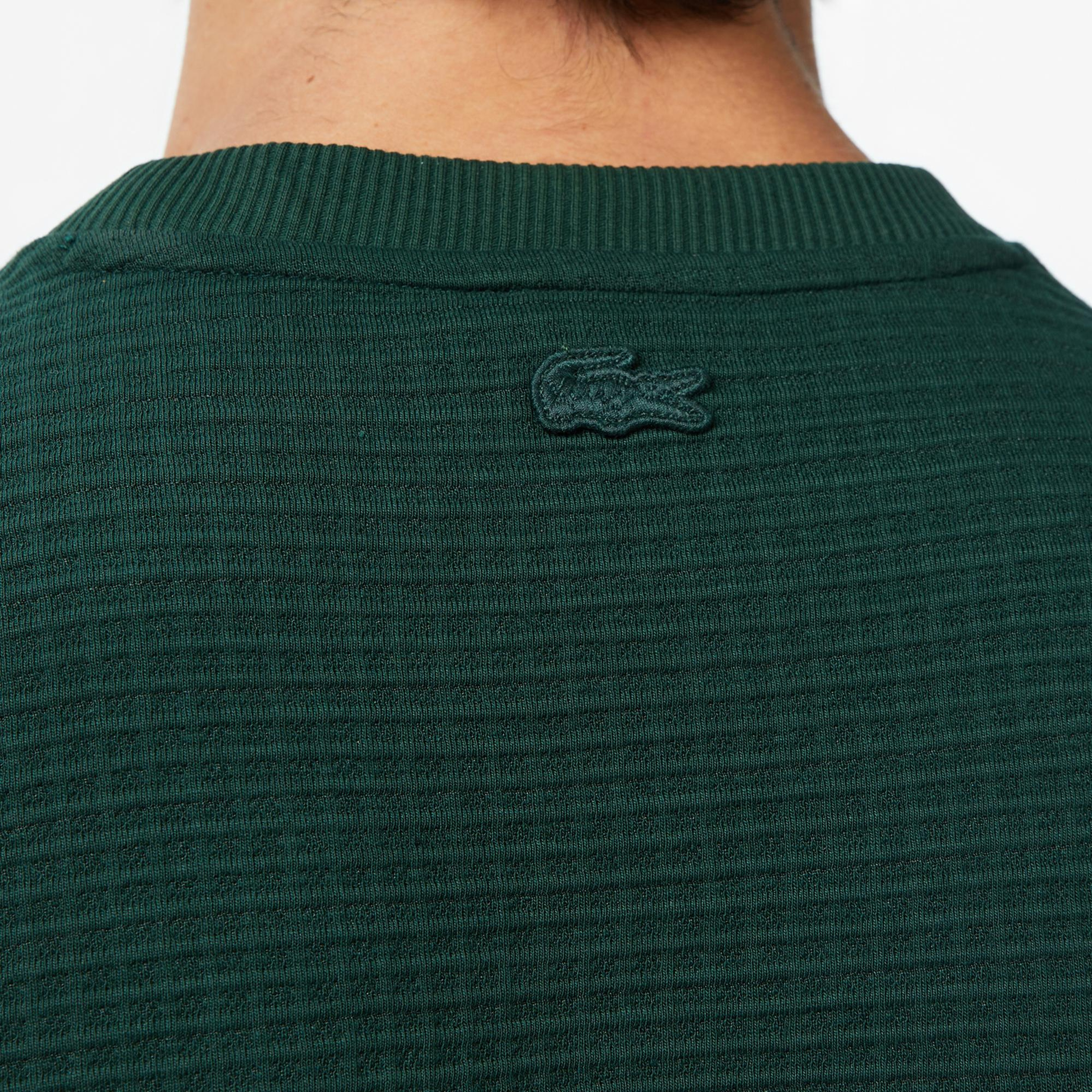 Lacoste Erkek Uzun Kollu Bisiklet Yaka Yeşil T-Shirt
