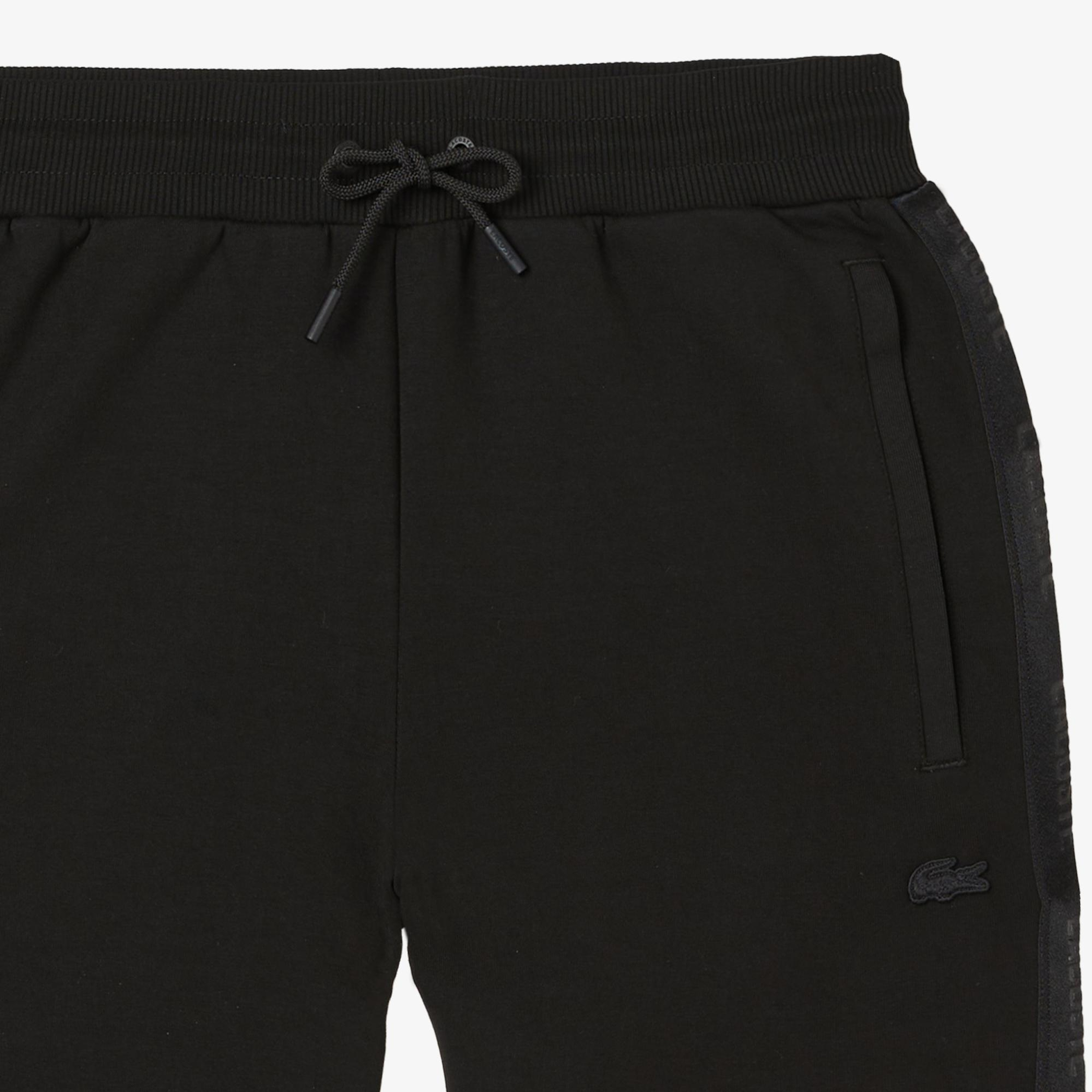 Lacoste Erkek Relaxed Fit Siyah Eşofman Altı