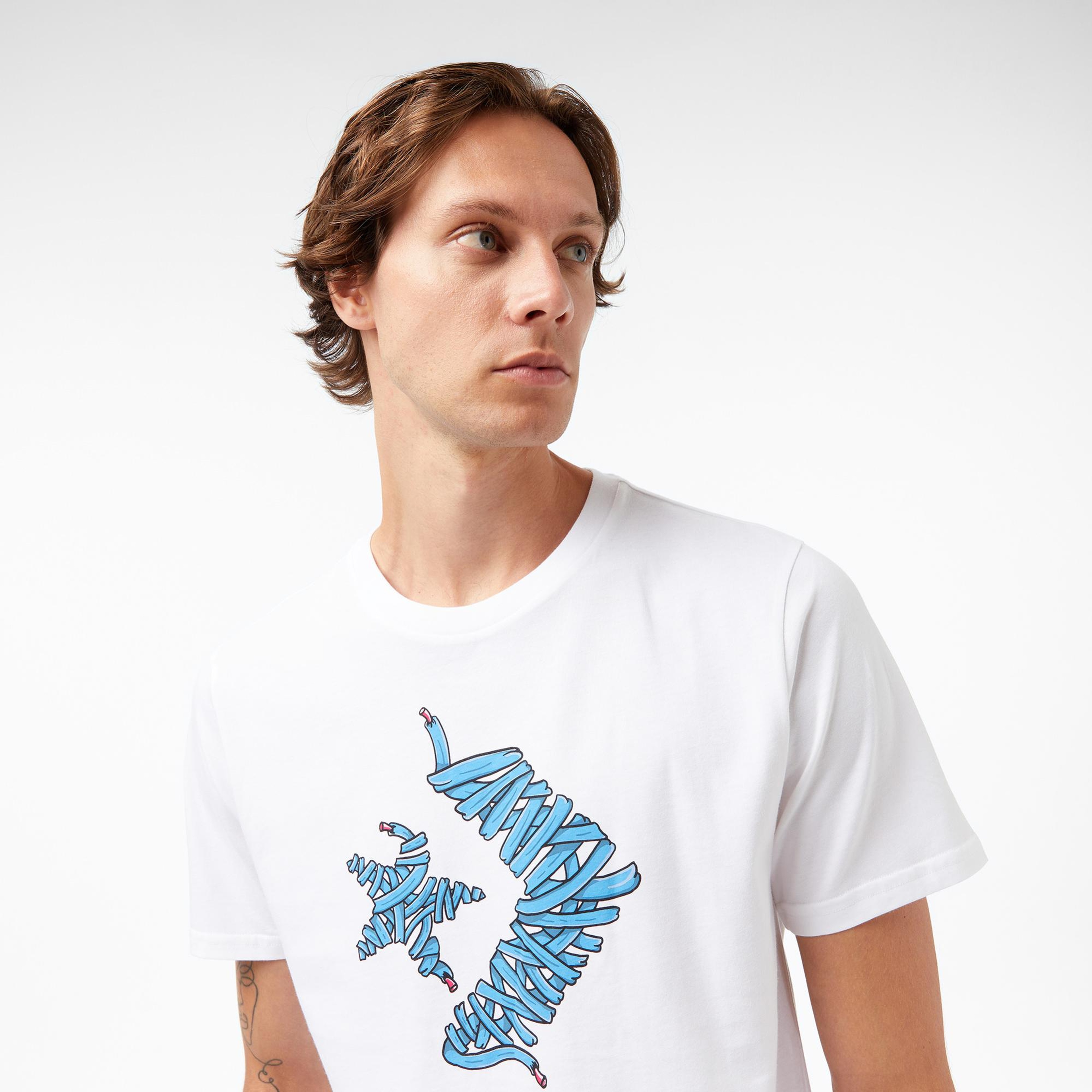 Converse Erkek Beyaz T-Shirt