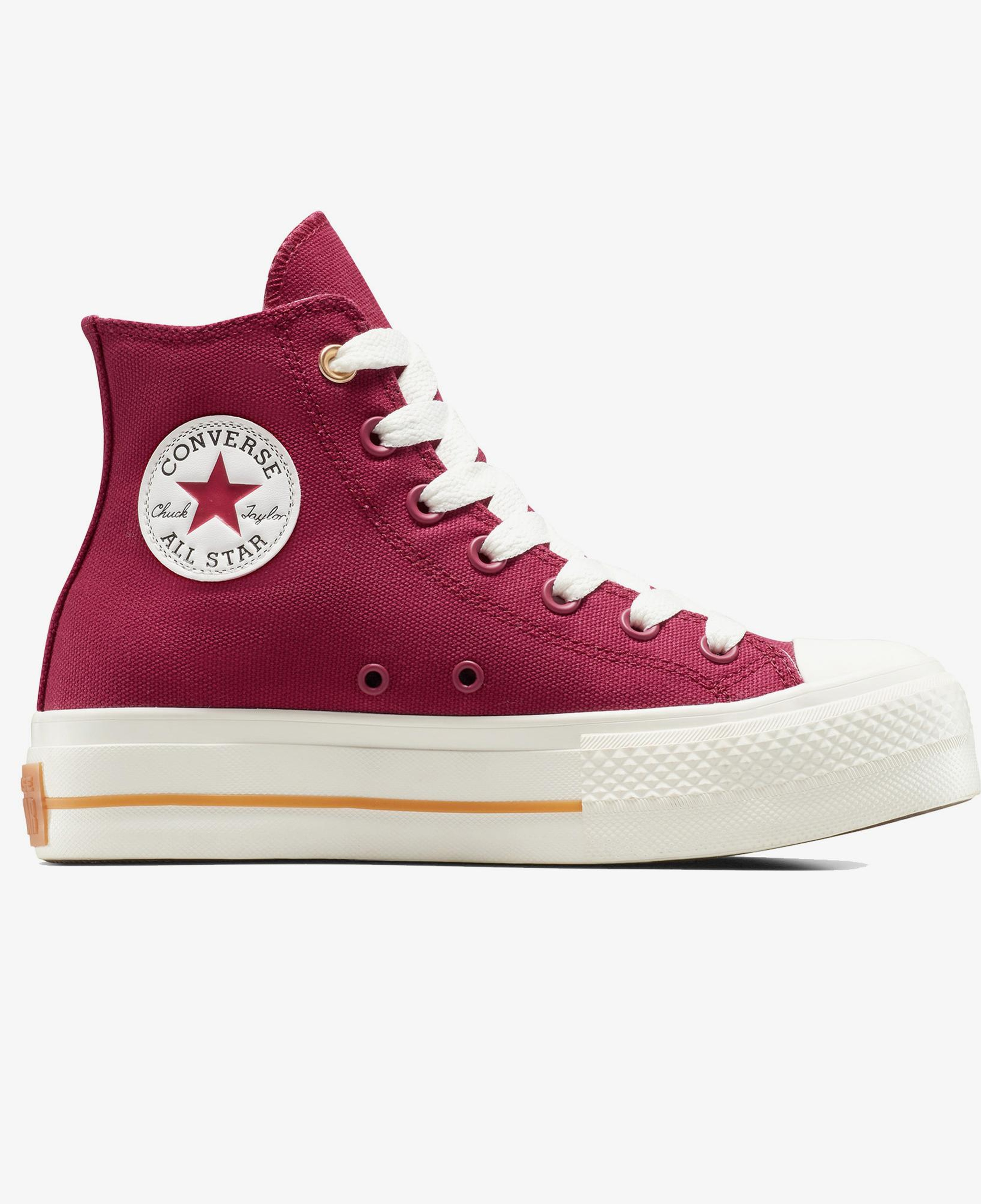 Converse Chuck Taylor All Star Lift Platform Kadın Bordo Sneaker