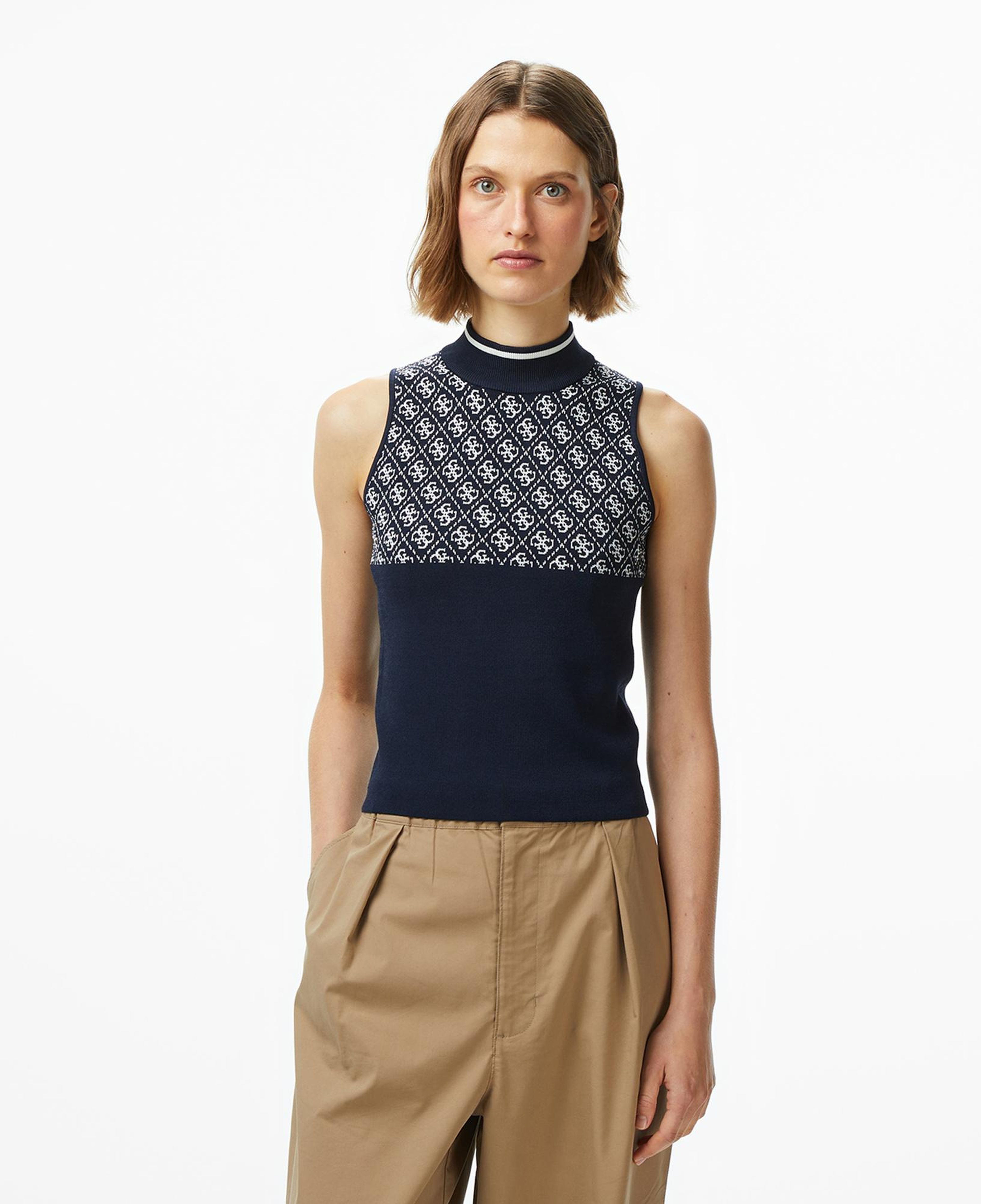 Guess Lise Kadın Lacivert Triko