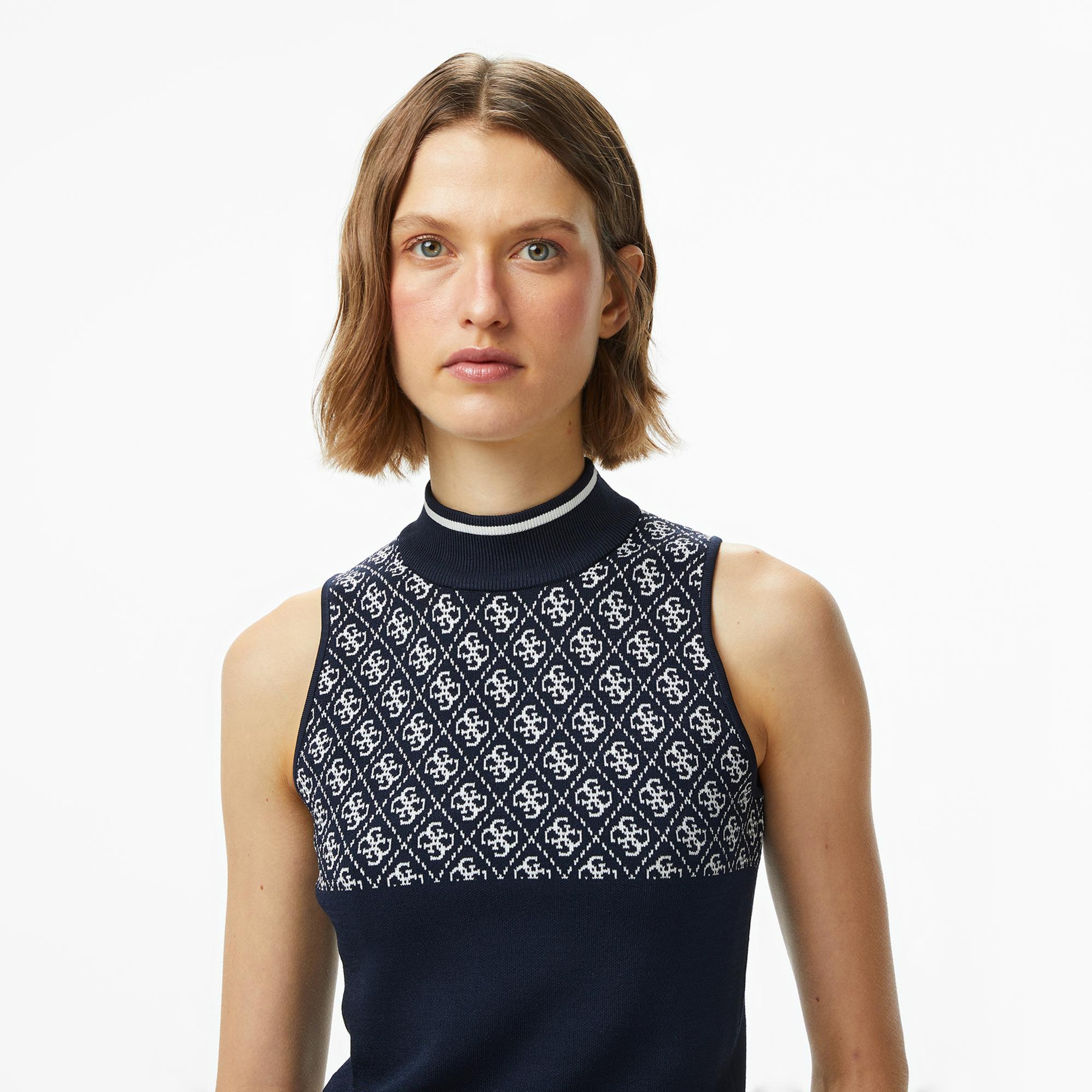 Guess Lise Kadın Lacivert Triko