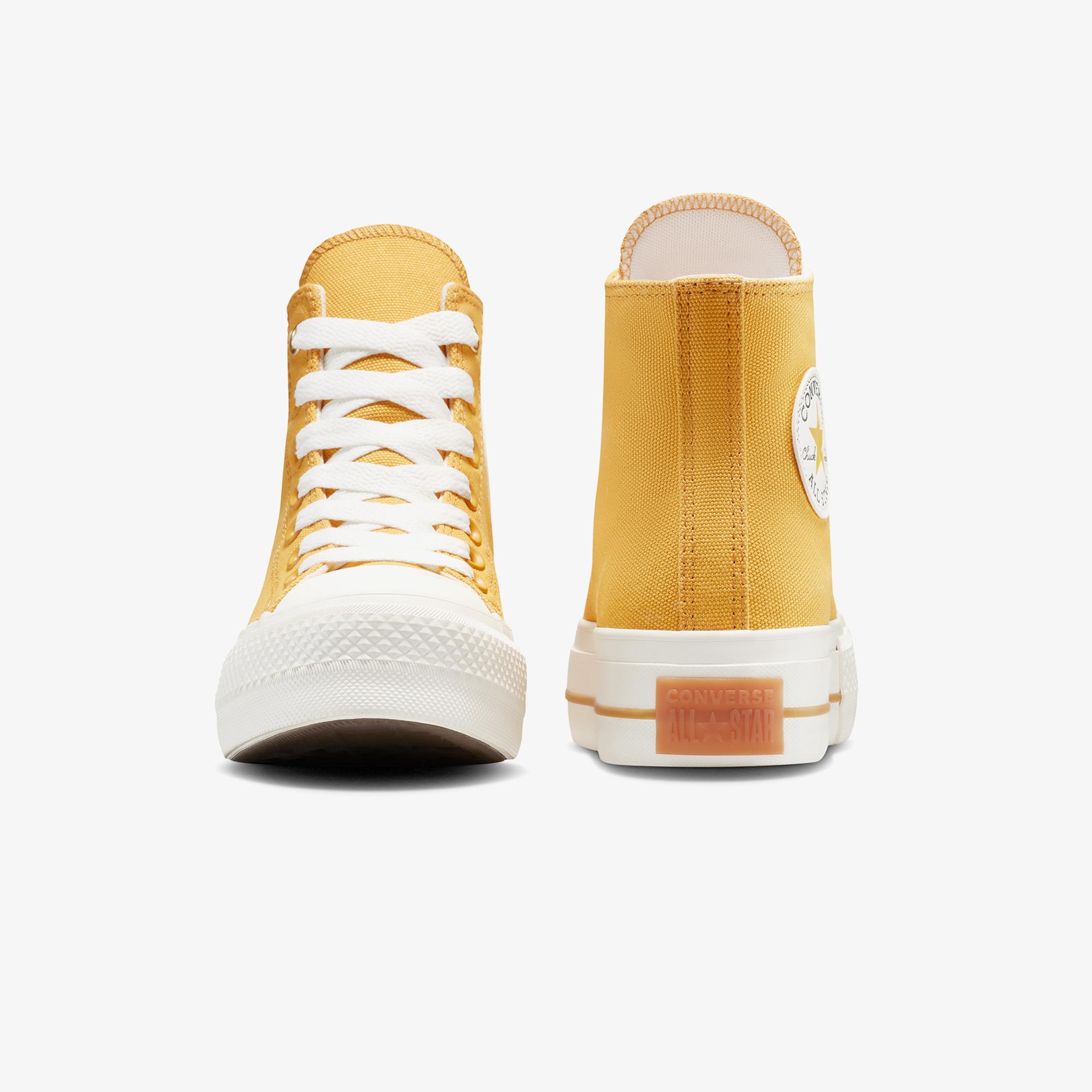 Converse Chuck Taylor All Star Lift Platform Kadın Sarı Sneaker