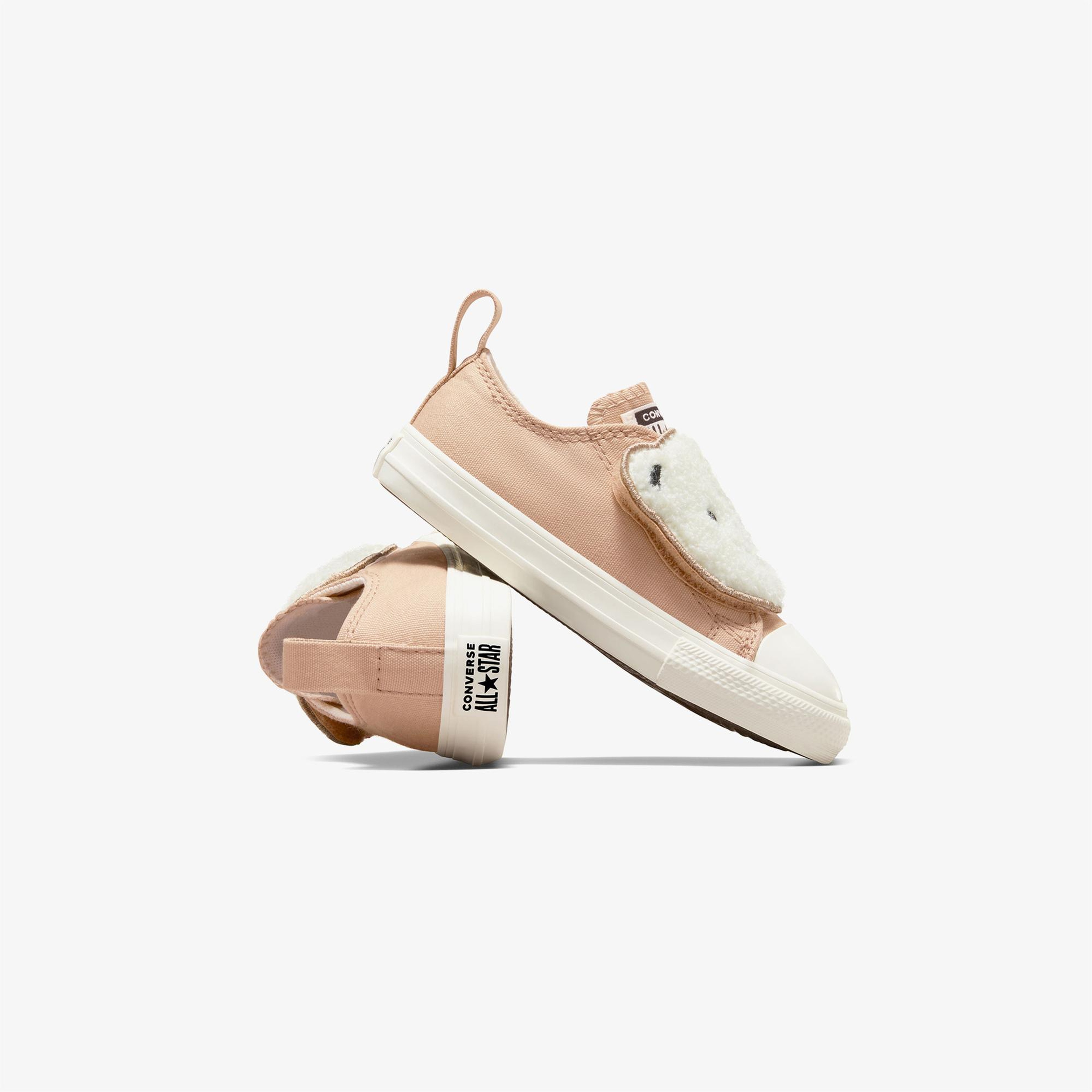 Converse Chuck Taylor All Star One Strap Çocuk Bej Sneaker