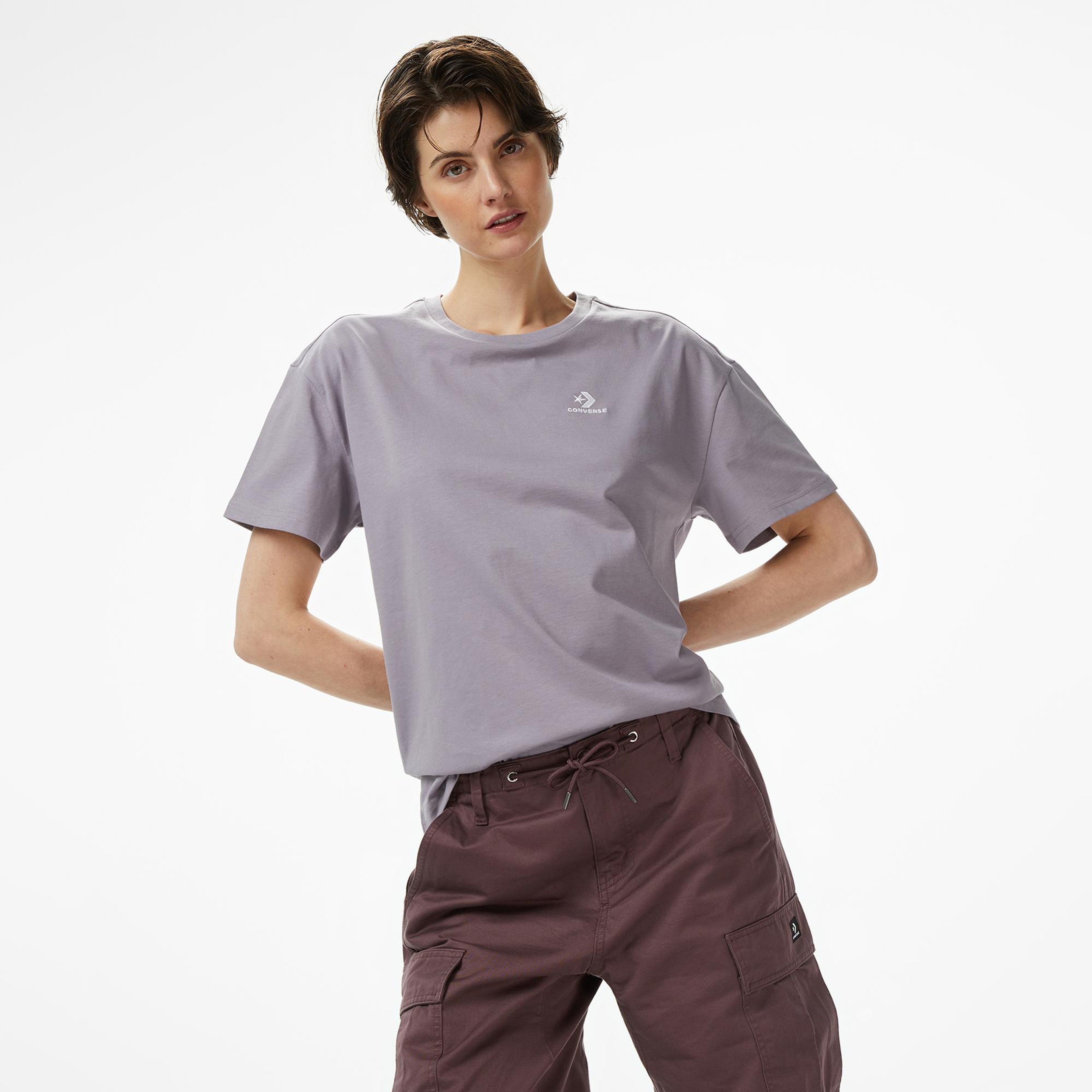 Converse Kadın Lila T-Shirt