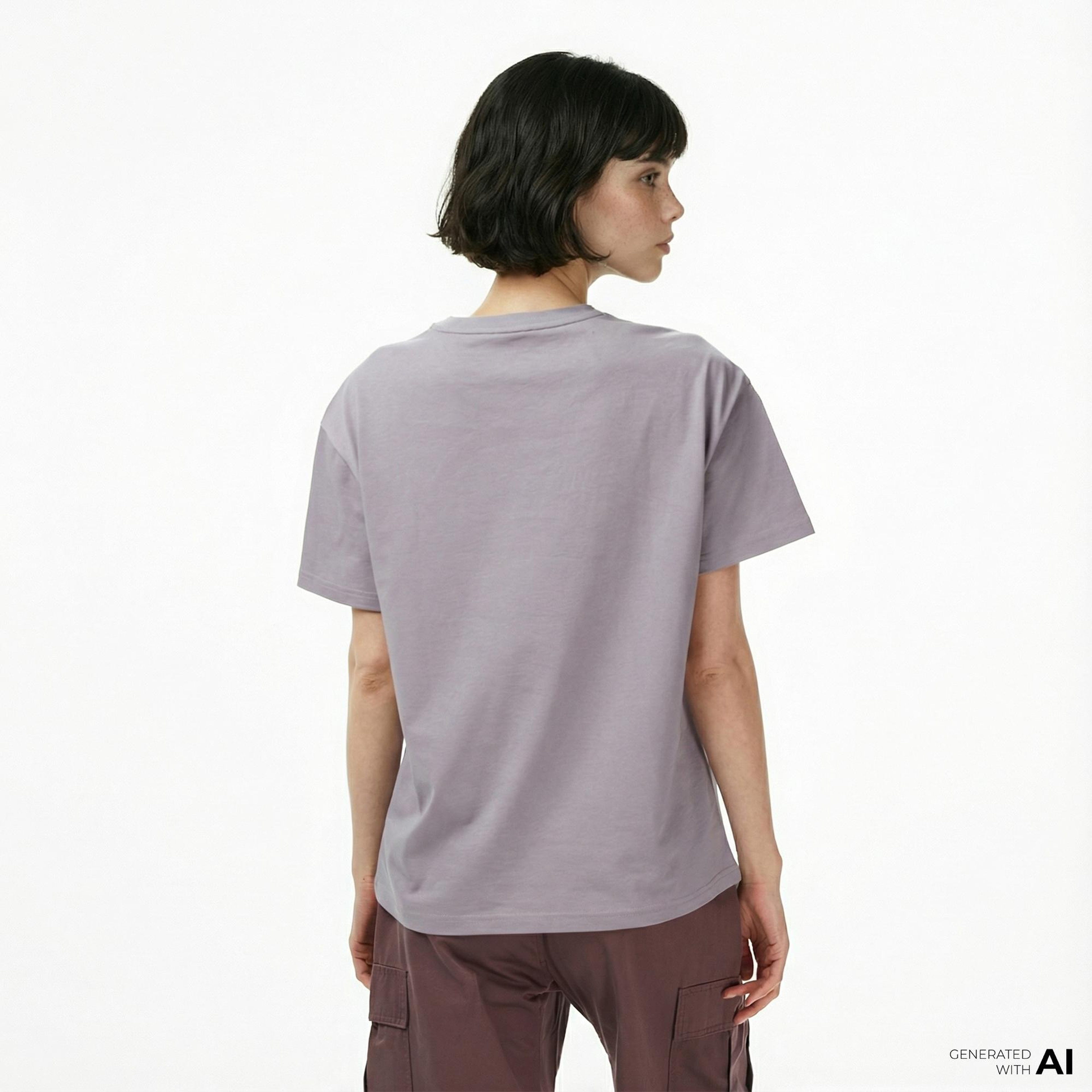 Converse Kadın Lila T-Shirt