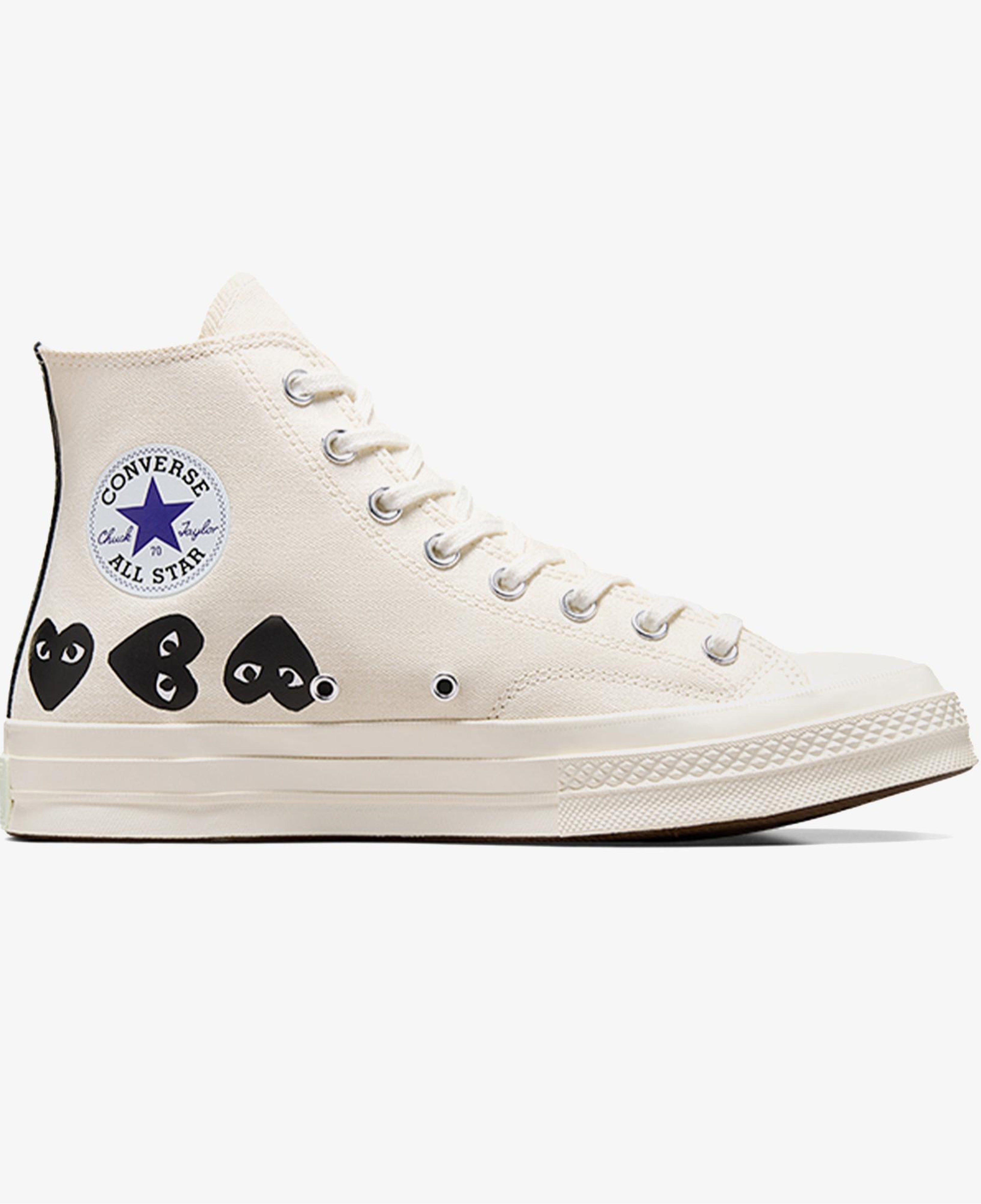 Converse X Comme Des Garçons Play Chuck 70 Unisex Beyaz Sneaker