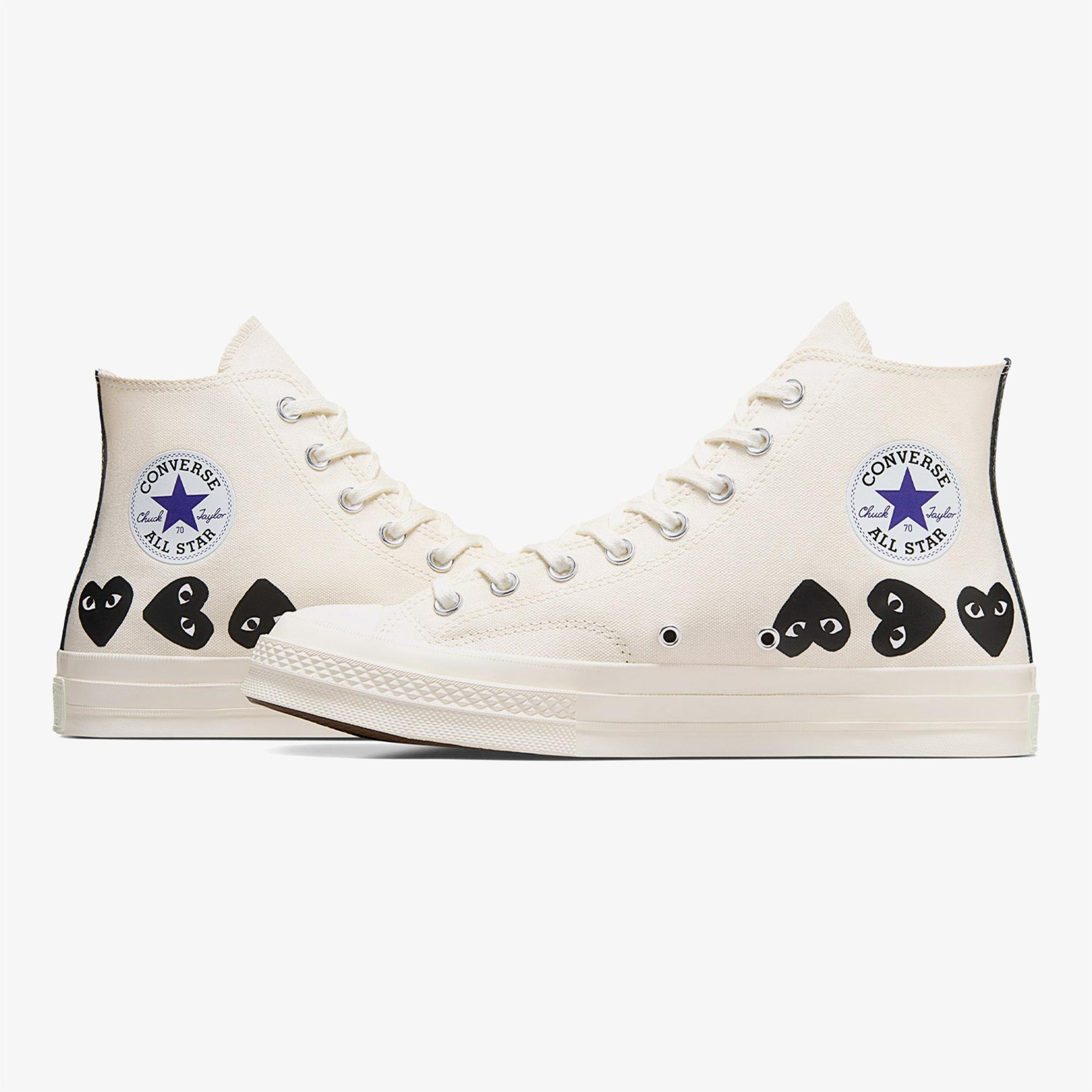Converse X Comme Des Garçons Play Chuck 70 Unisex Beyaz Sneaker