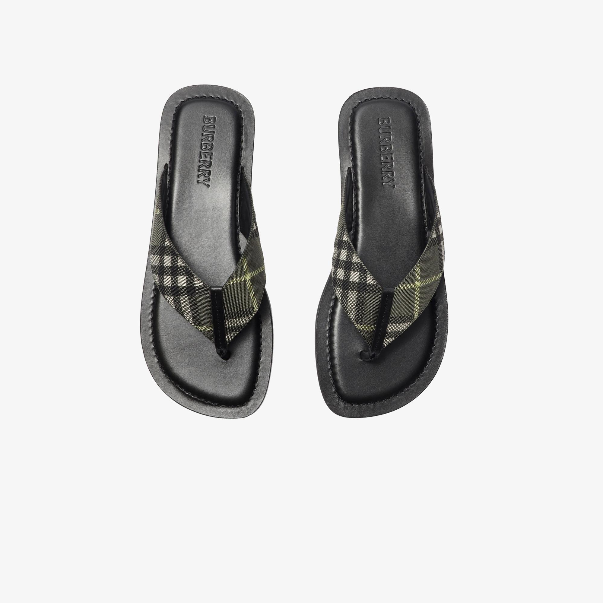 Burberry Pavıllon Erkek Haki Terlik