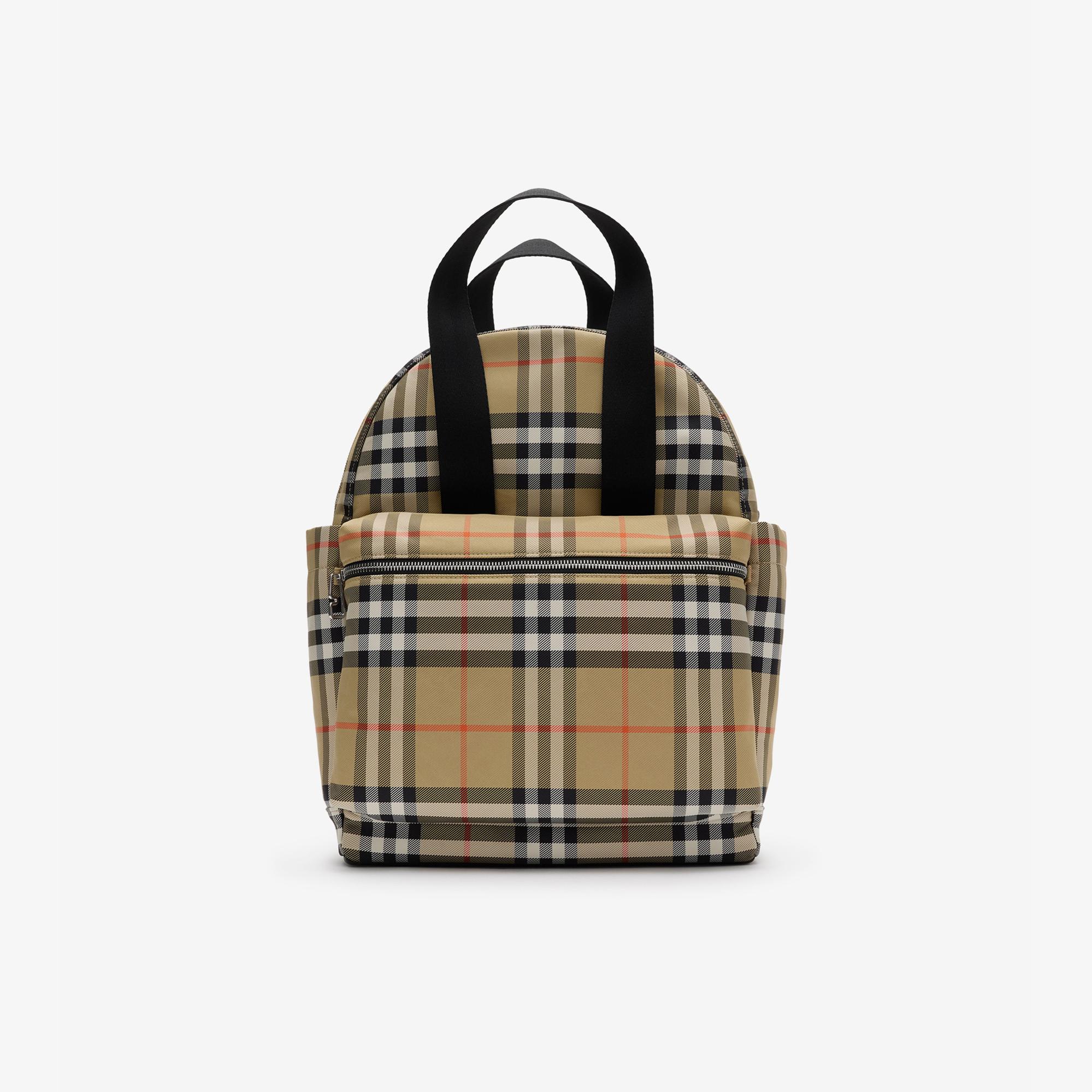 Burberry Check Changing Çocuk Bej Sırt Çantası