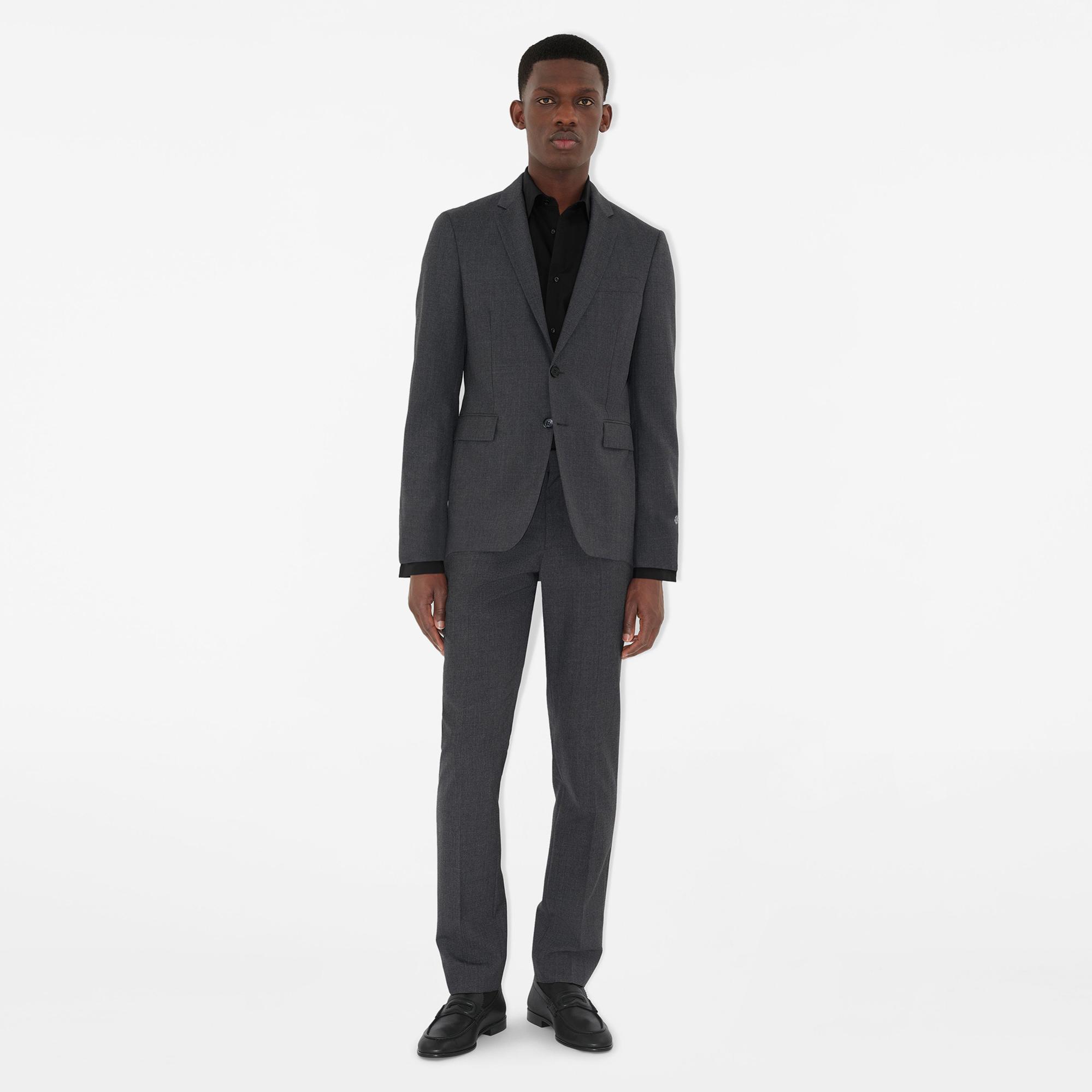 Burberry Erkek Gri Ceket