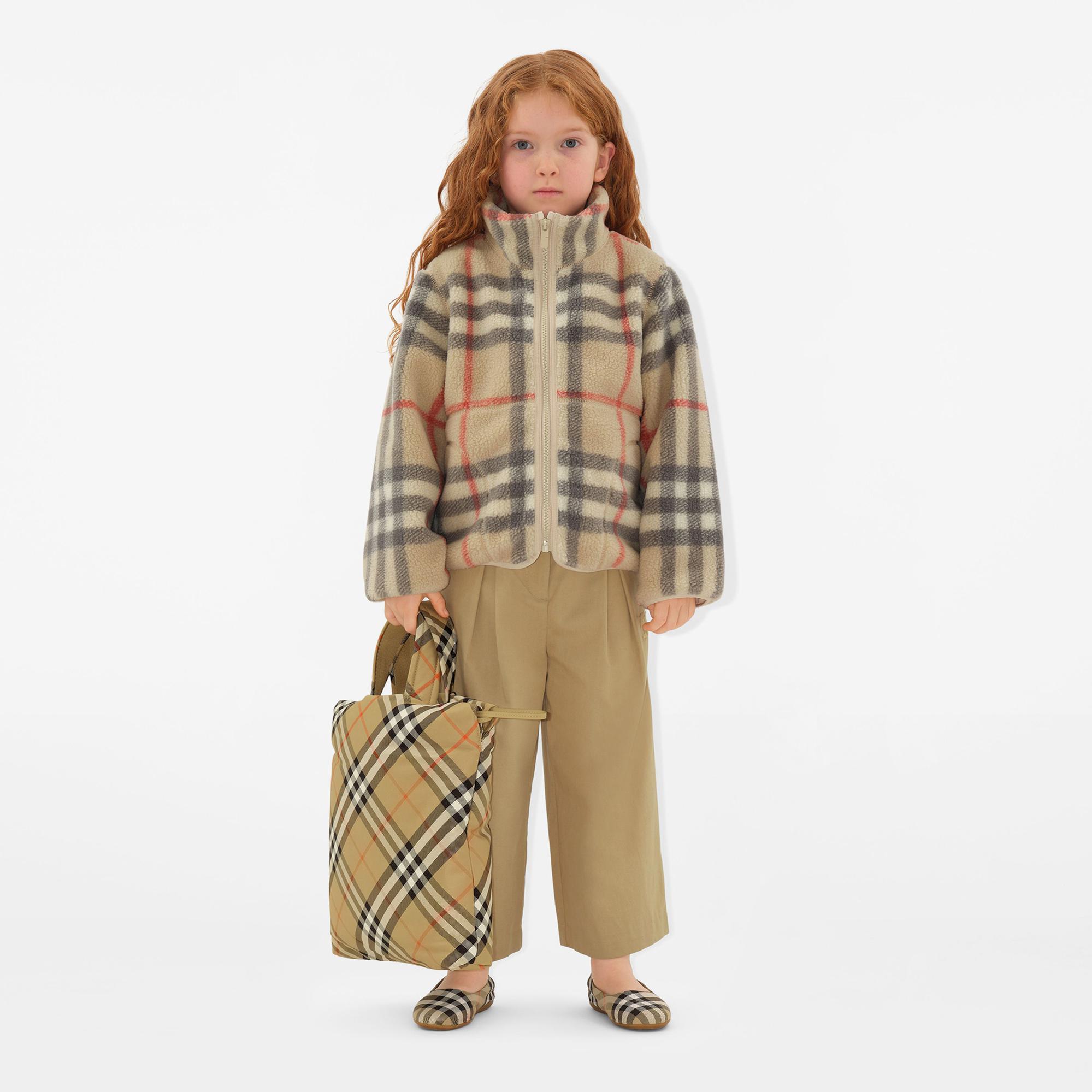 Burberry Drawstring Çocuk Bej El Çantası