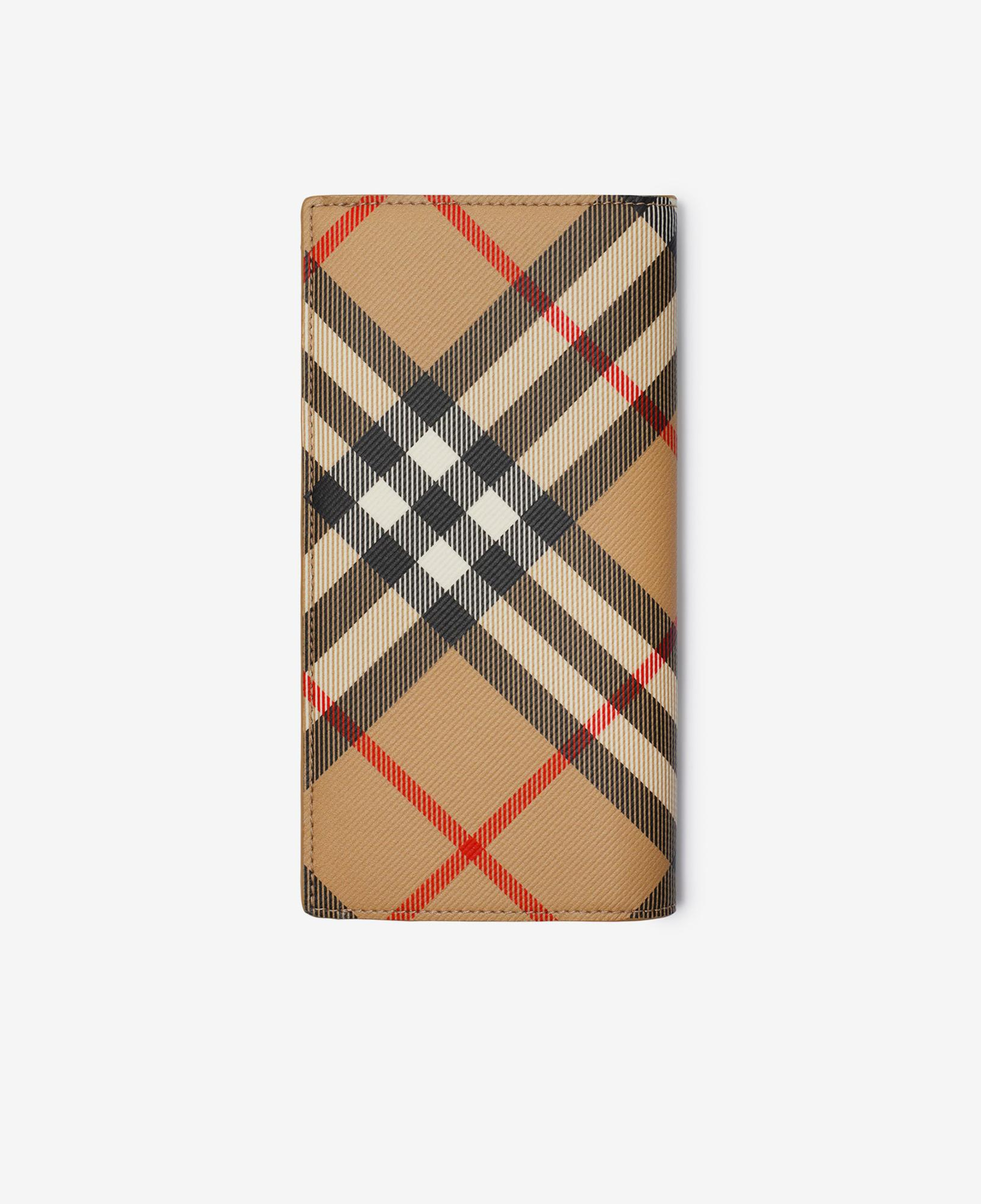 Burberry Check Continental Erkek Bej Cüzdan