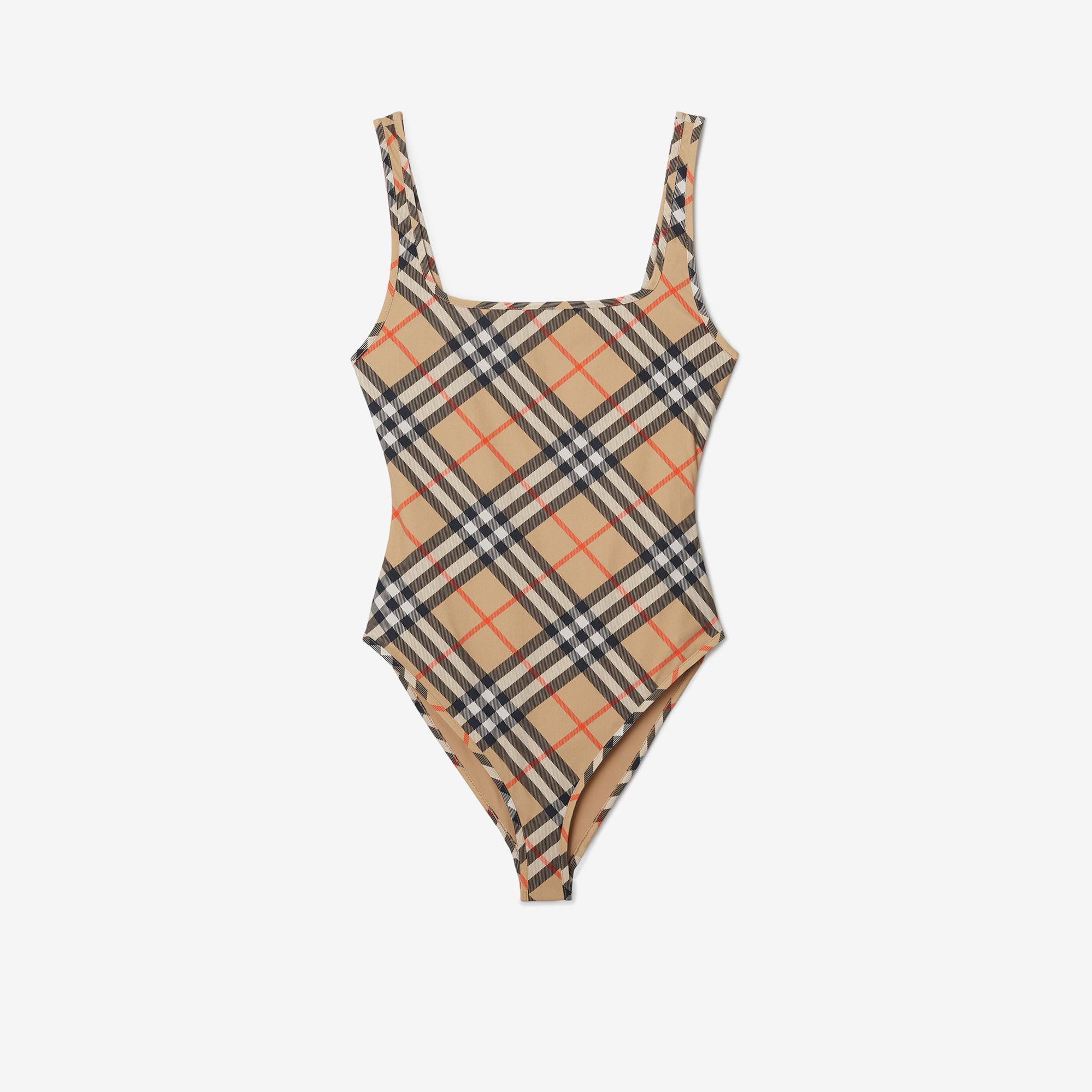 Burberry Check Kadın Bej Mayo