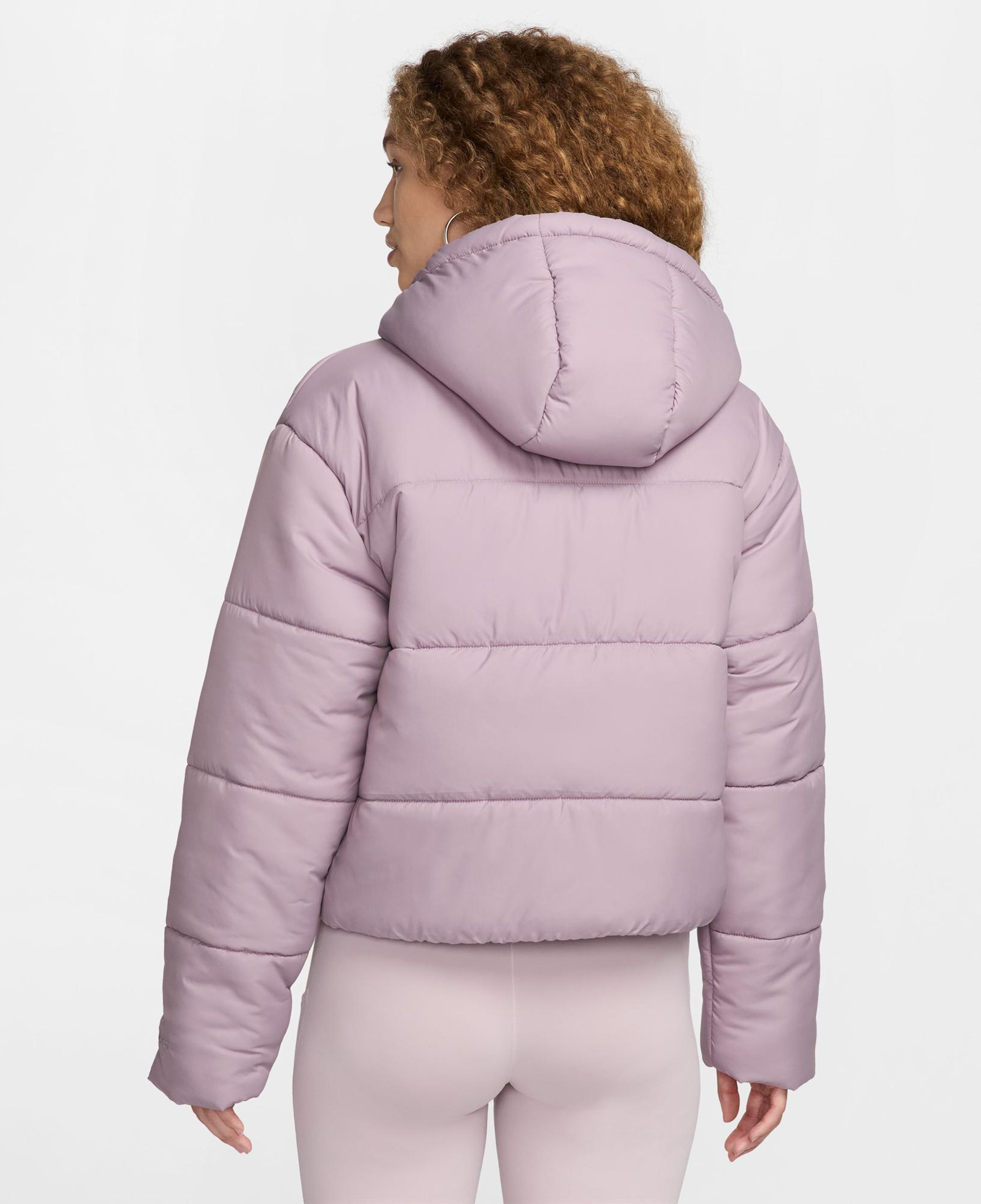 Nike Sportswear Classic Puffer Kadın Lila Ceket