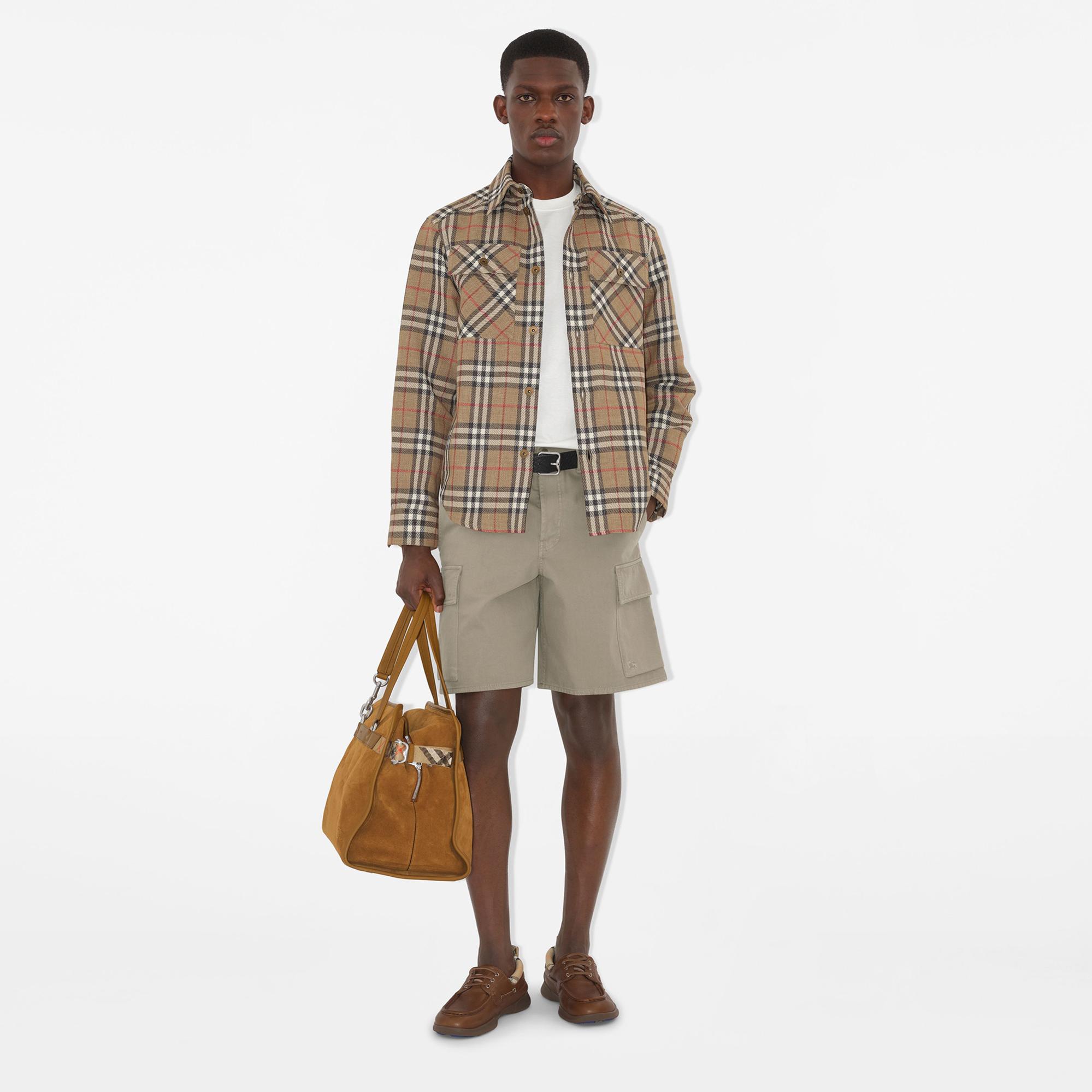 Burberry Decker Lace Up Erkek Kahverengi Sneaker