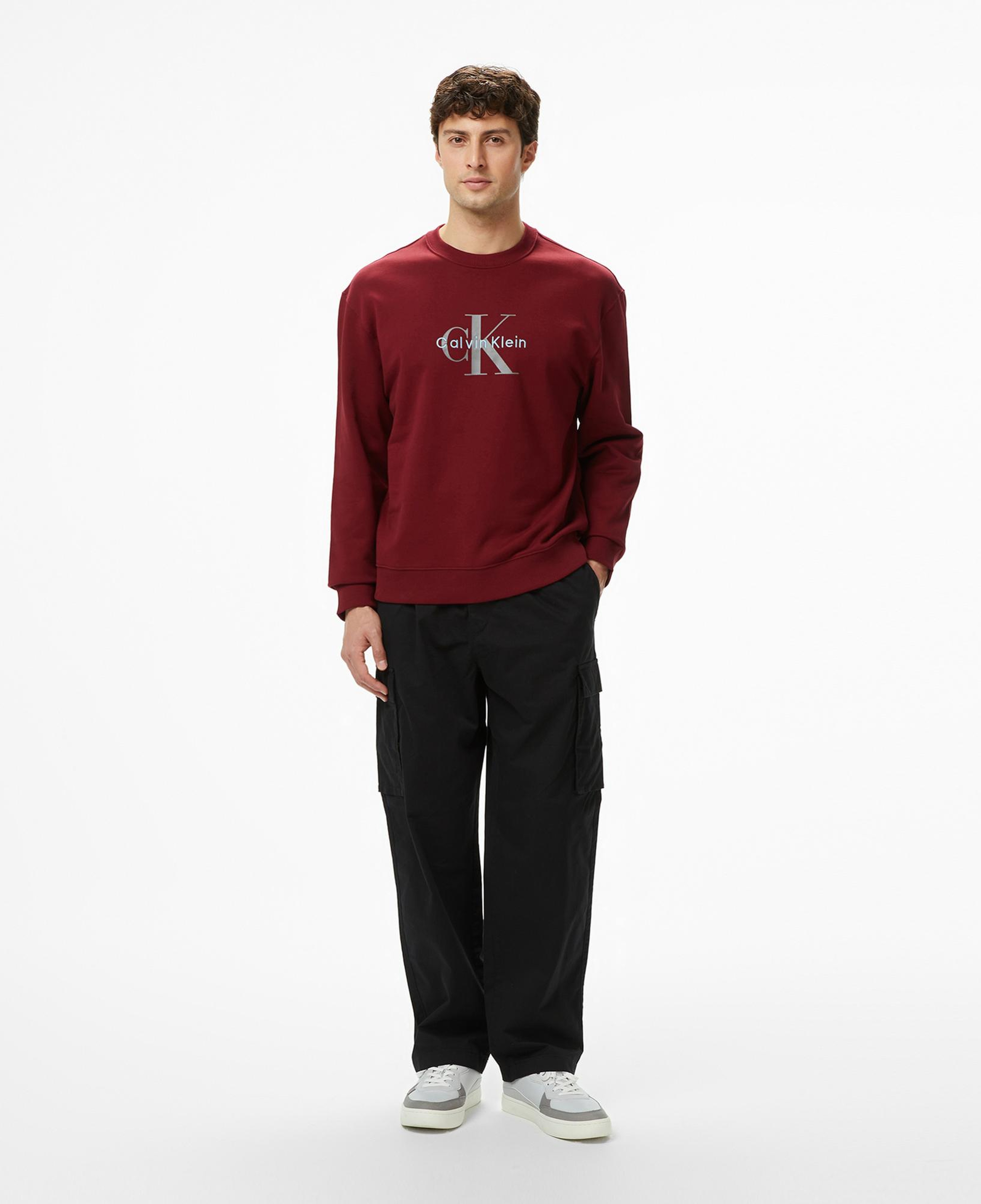 Calvin Klein Cotton Pull On Straight Cargo Erkek Siyah Pantolon