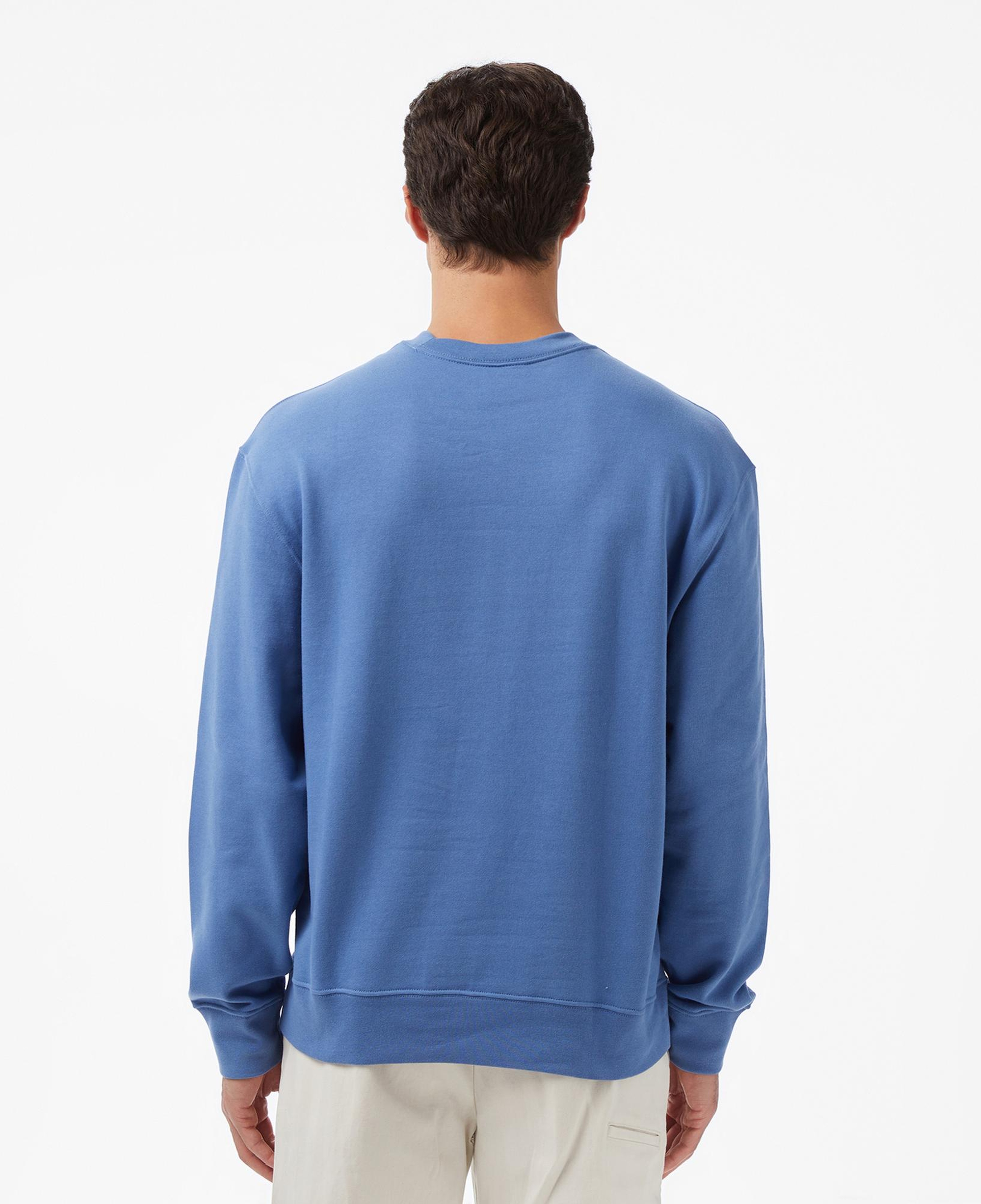 Calvin Klein Terry Badge Erkek Mavi Sweatshirt