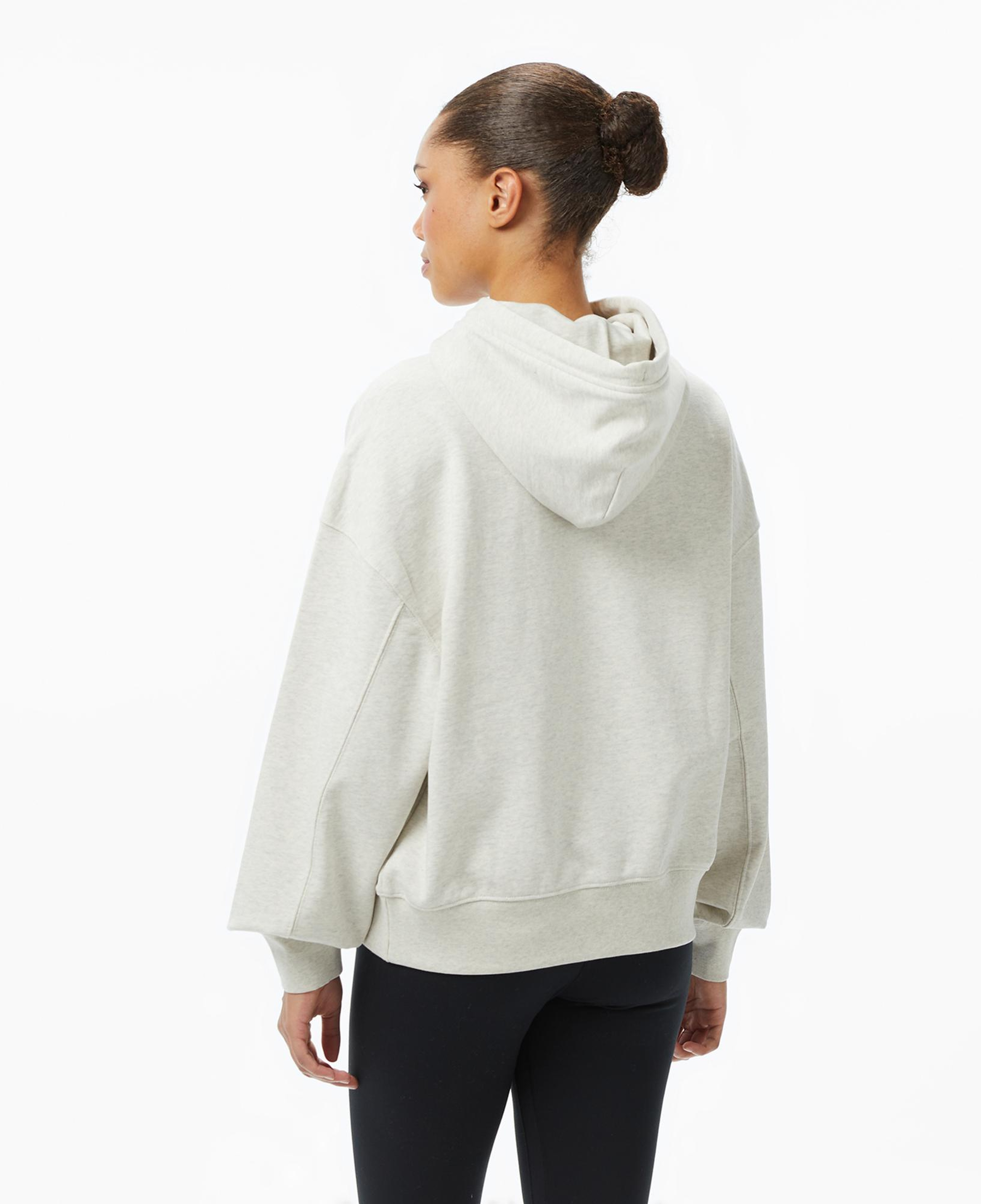 Calvin Klein Logo French Terry Kadın Gri Sweatshirt