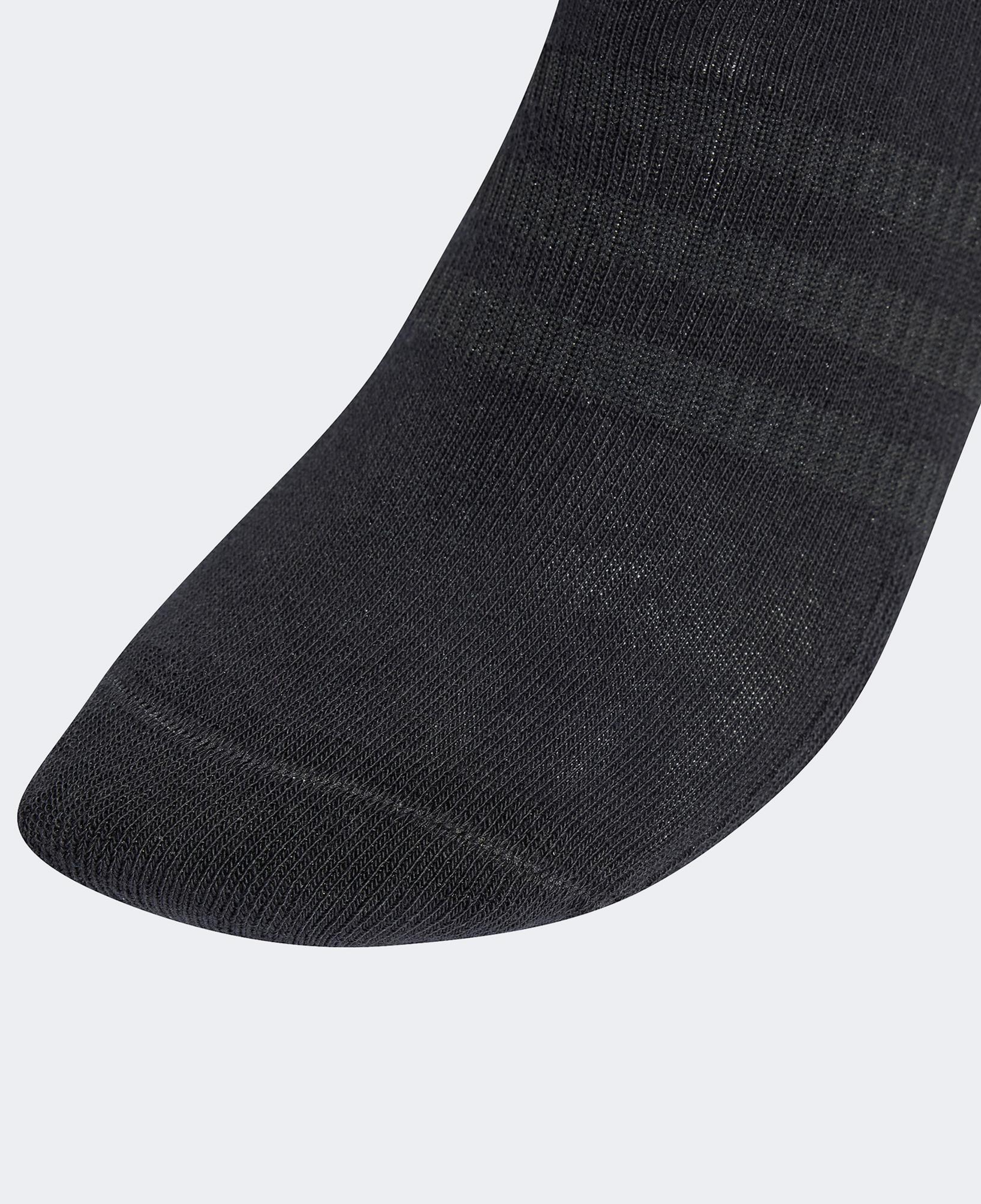 adidas Bilek Boy 3'lü Unisex Siyah Çorap