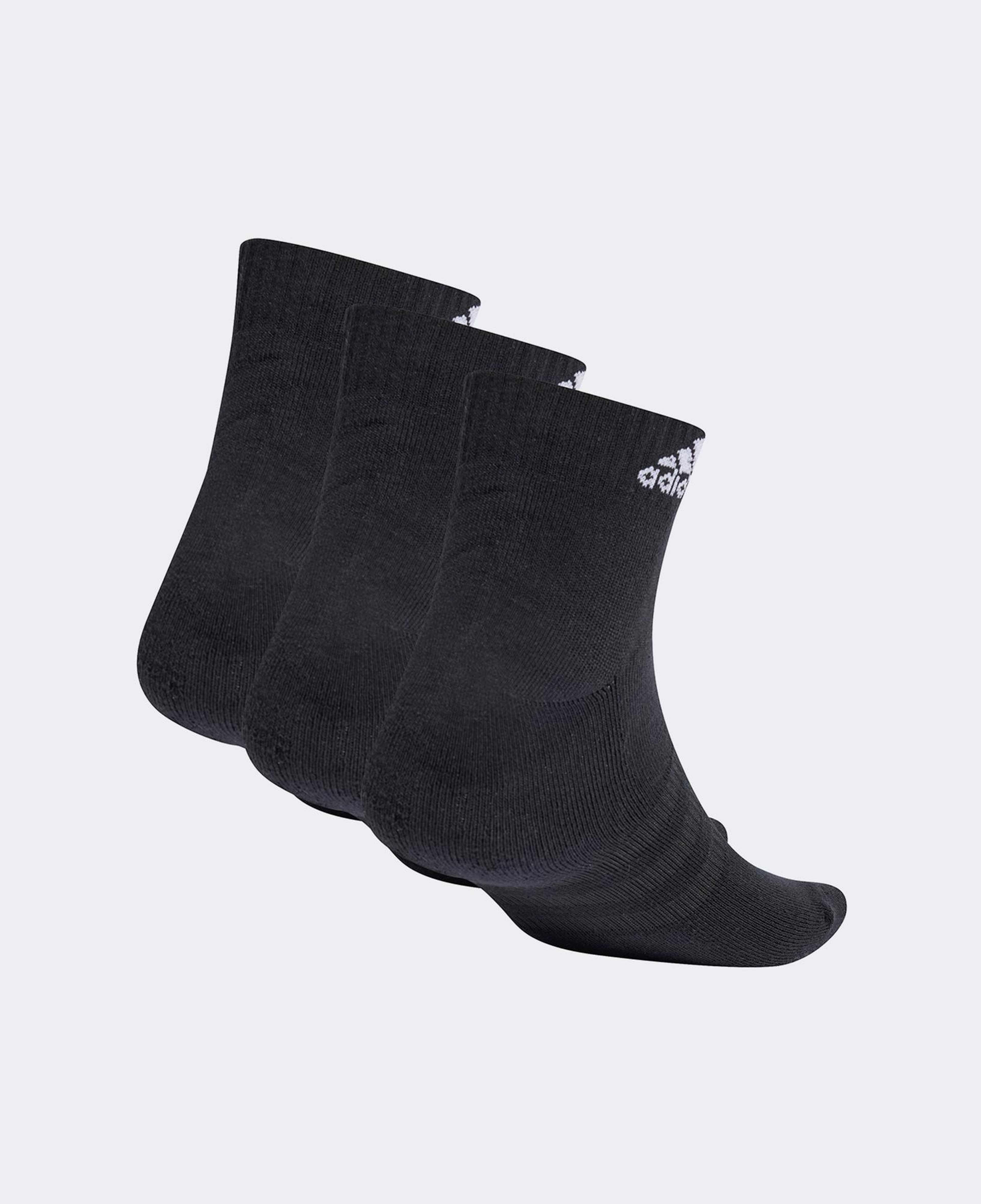 adidas Bilek Boy 3'lü Unisex Siyah Çorap