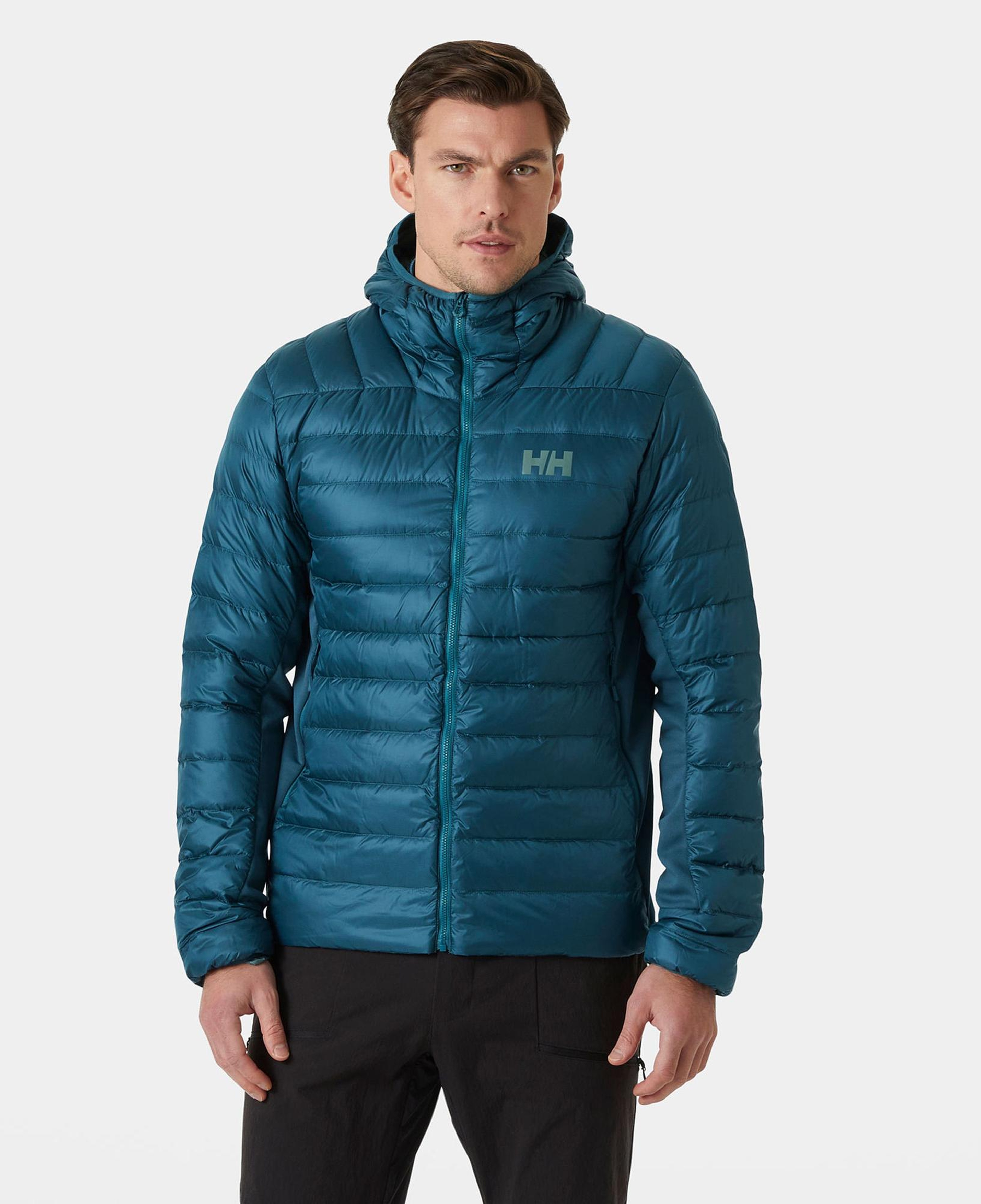 Helly Hansen Verglas Down Hybrid Hood 2.0 Erkek Lacivert Mont
