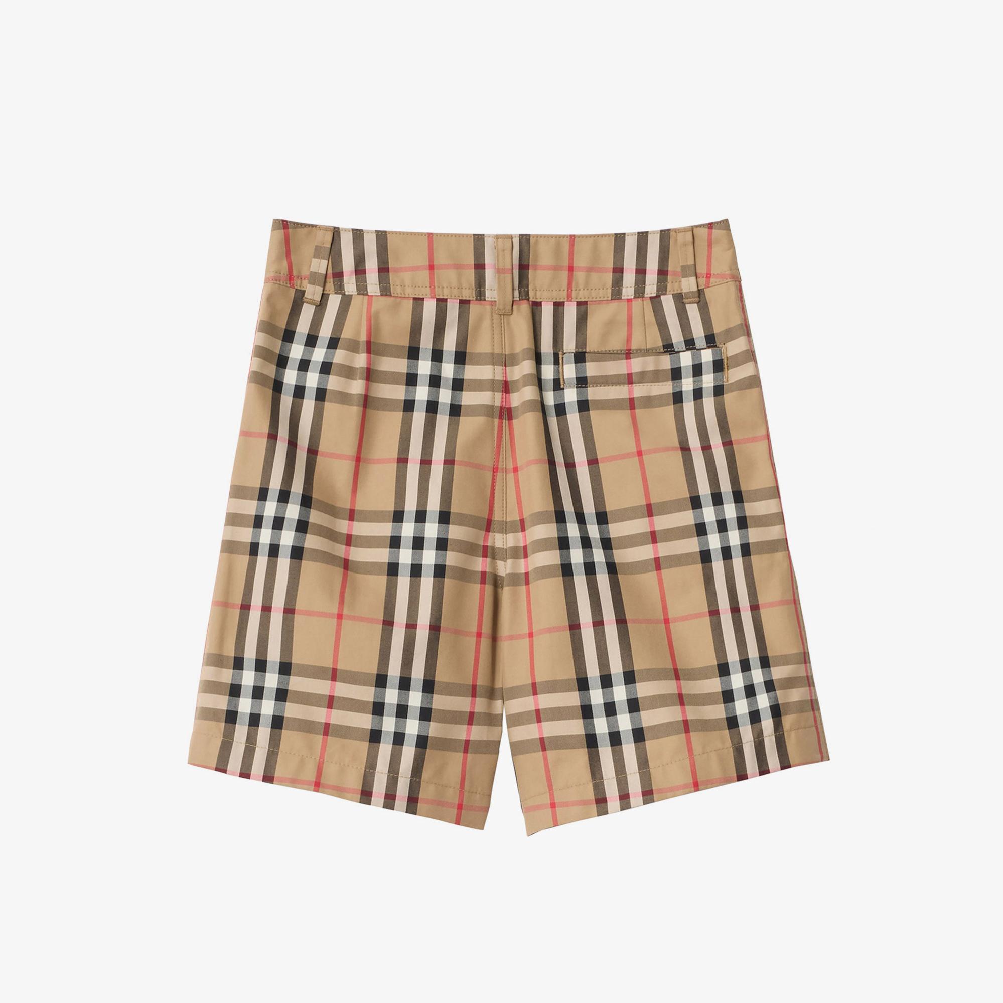 Burberry Oscar Check Çocuk Bej Şort