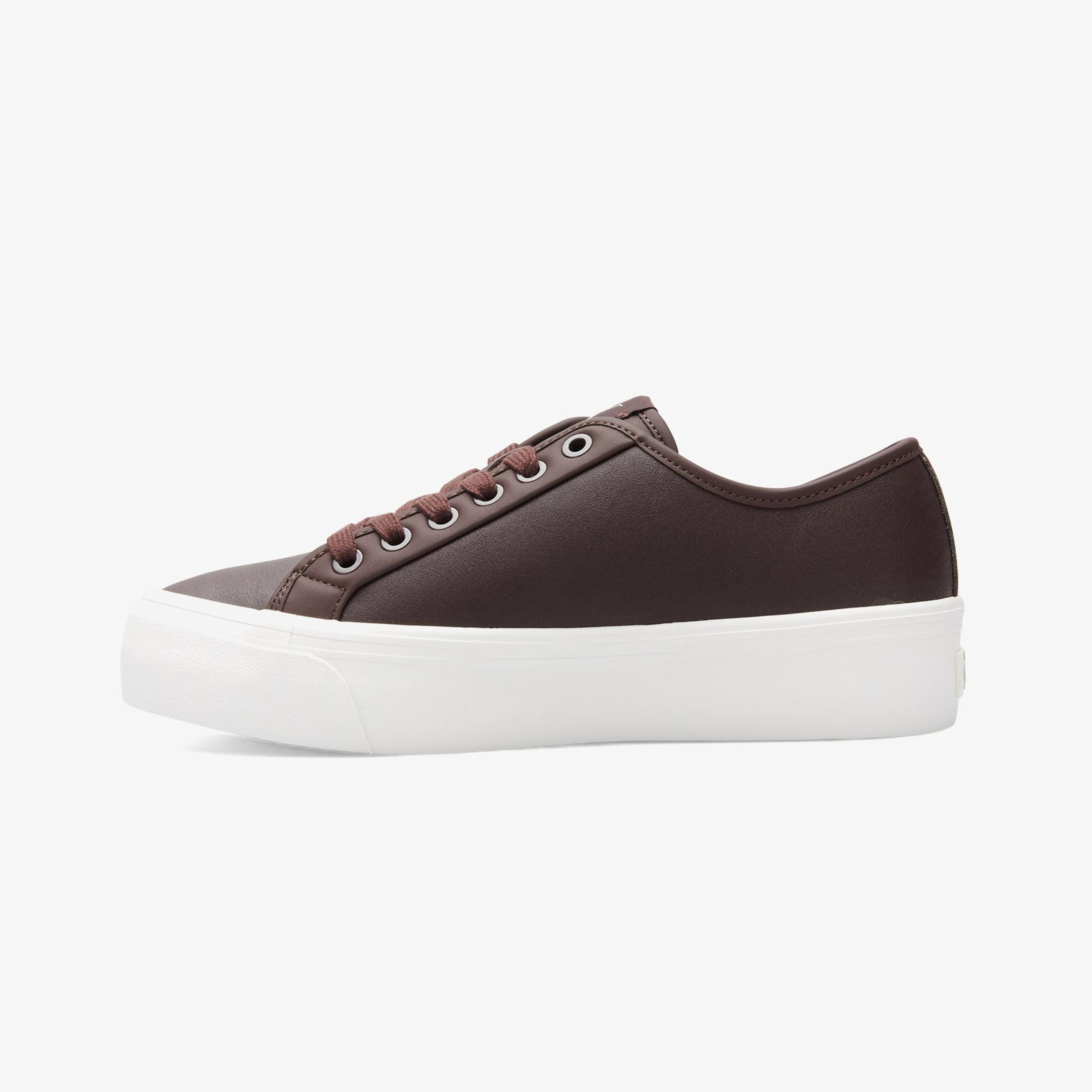 Calvin Klein Lace Up Kadın Kahverengi Sneaker